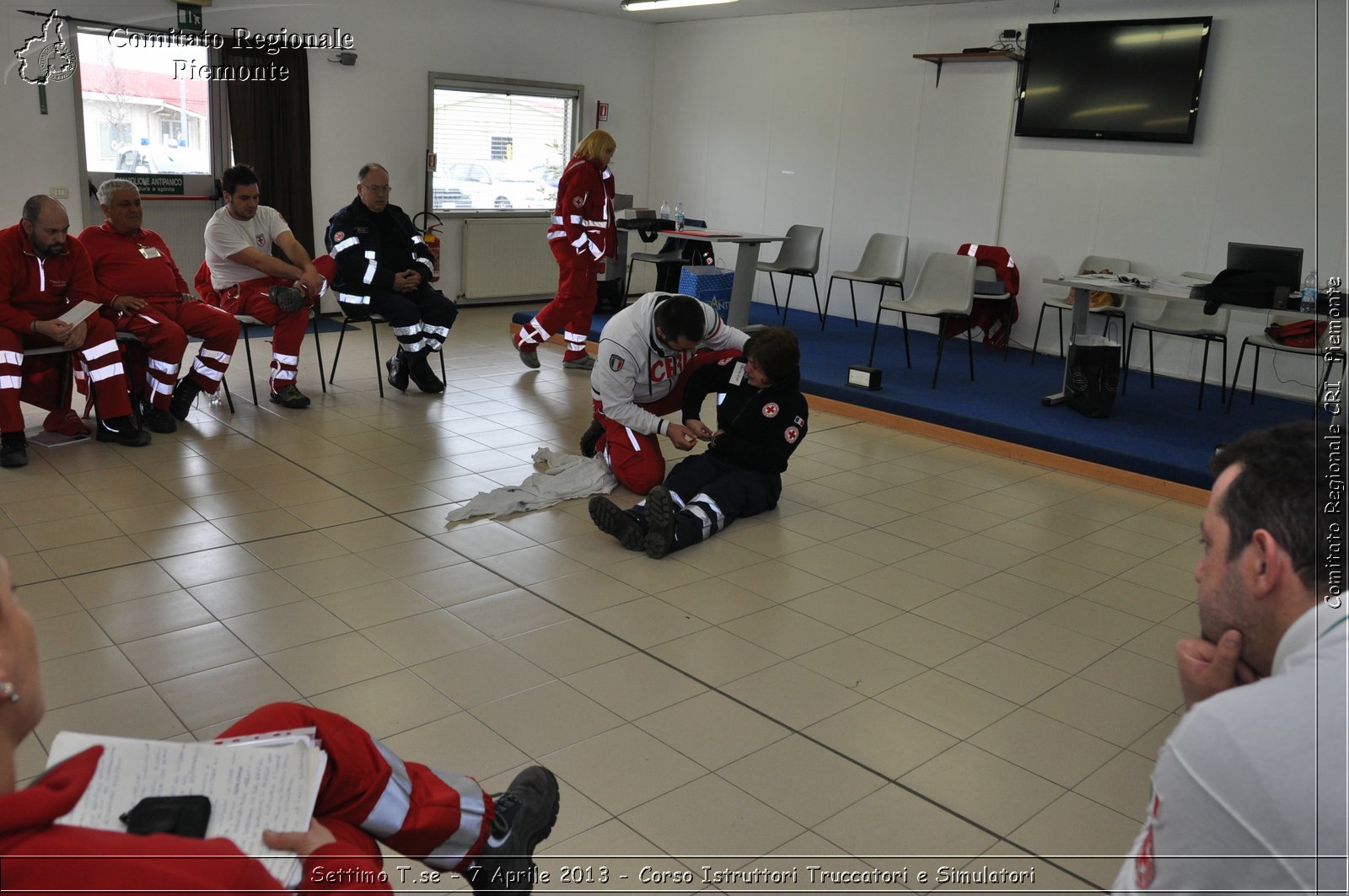 Settimo T.se - 7 Aprile 2013 - Corso Istruttori Truccatori e Simulatori - Croce Rossa Italiana - Comitato Regionale del Piemonte