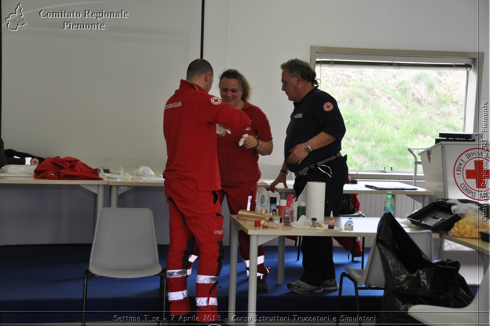 Settimo T.se - 7 Aprile 2013 - Corso Istruttori Truccatori e Simulatori - Croce Rossa Italiana - Comitato Regionale del Piemonte