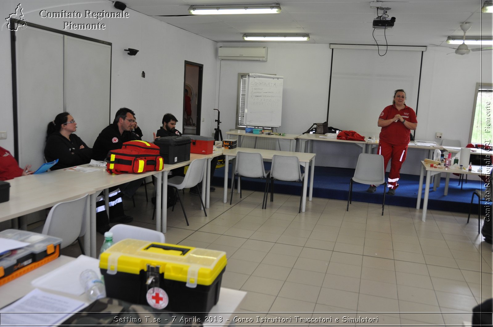 Settimo T.se - 7 Aprile 2013 - Corso Istruttori Truccatori e Simulatori - Croce Rossa Italiana - Comitato Regionale del Piemonte