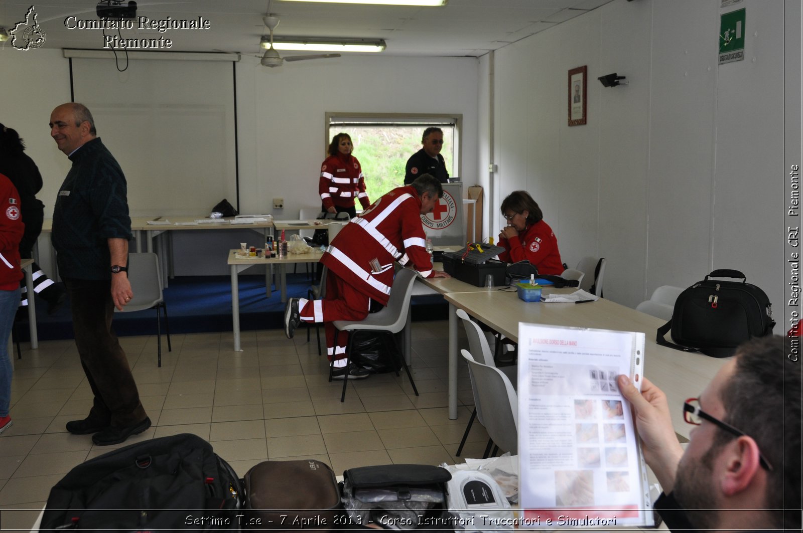 Settimo T.se - 7 Aprile 2013 - Corso Istruttori Truccatori e Simulatori - Croce Rossa Italiana - Comitato Regionale del Piemonte