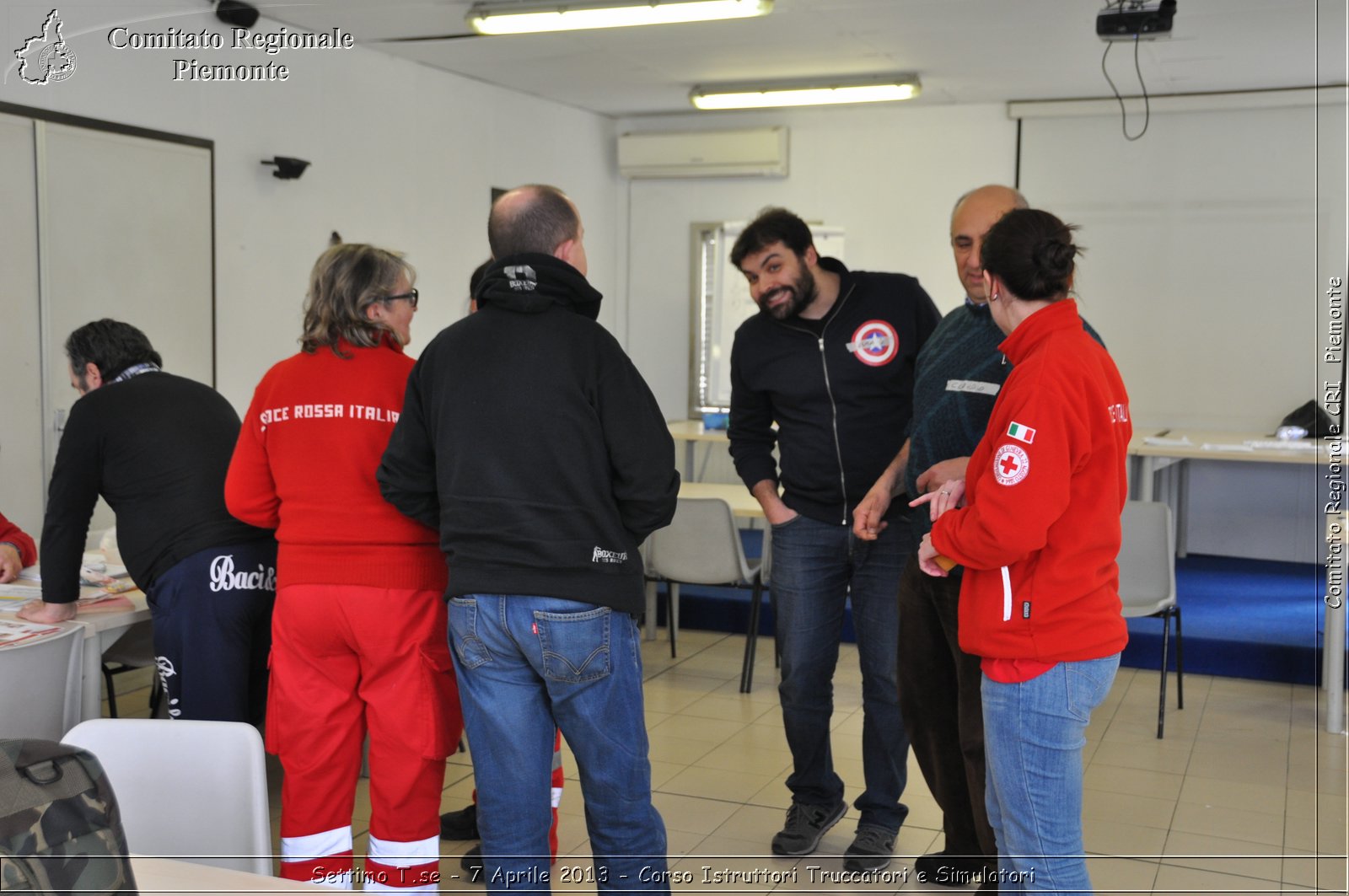 Settimo T.se - 7 Aprile 2013 - Corso Istruttori Truccatori e Simulatori - Croce Rossa Italiana - Comitato Regionale del Piemonte