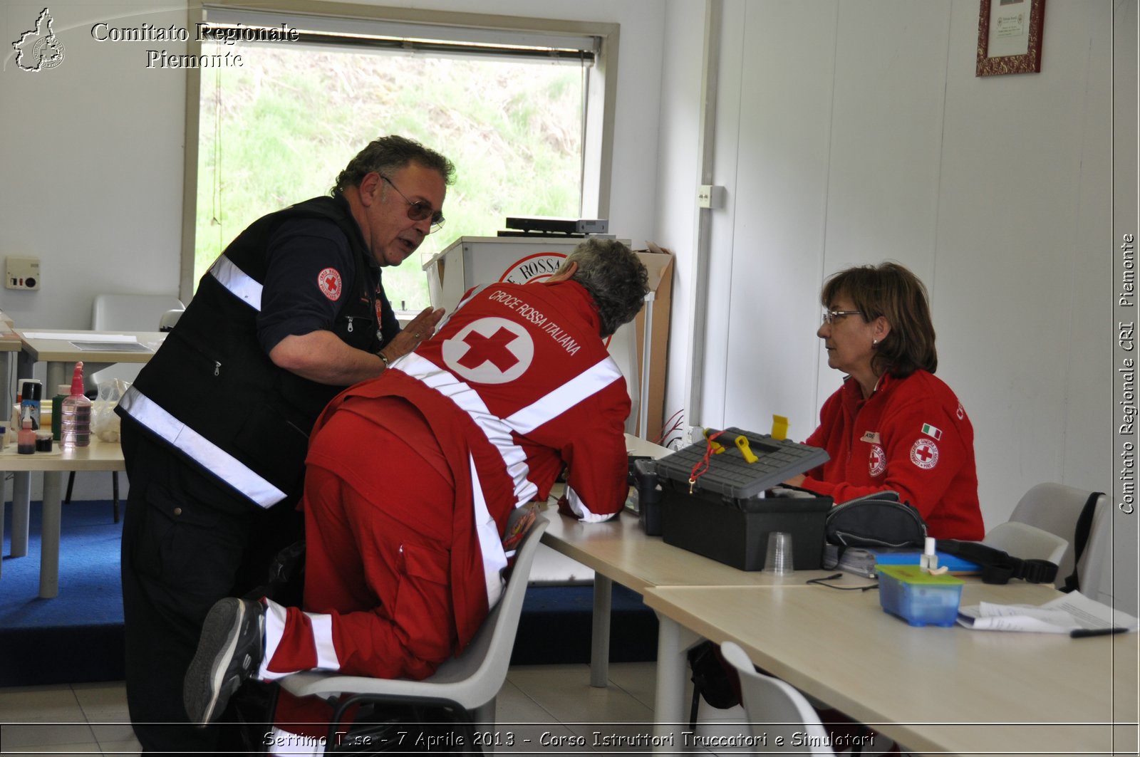 Settimo T.se - 7 Aprile 2013 - Corso Istruttori Truccatori e Simulatori - Croce Rossa Italiana - Comitato Regionale del Piemonte