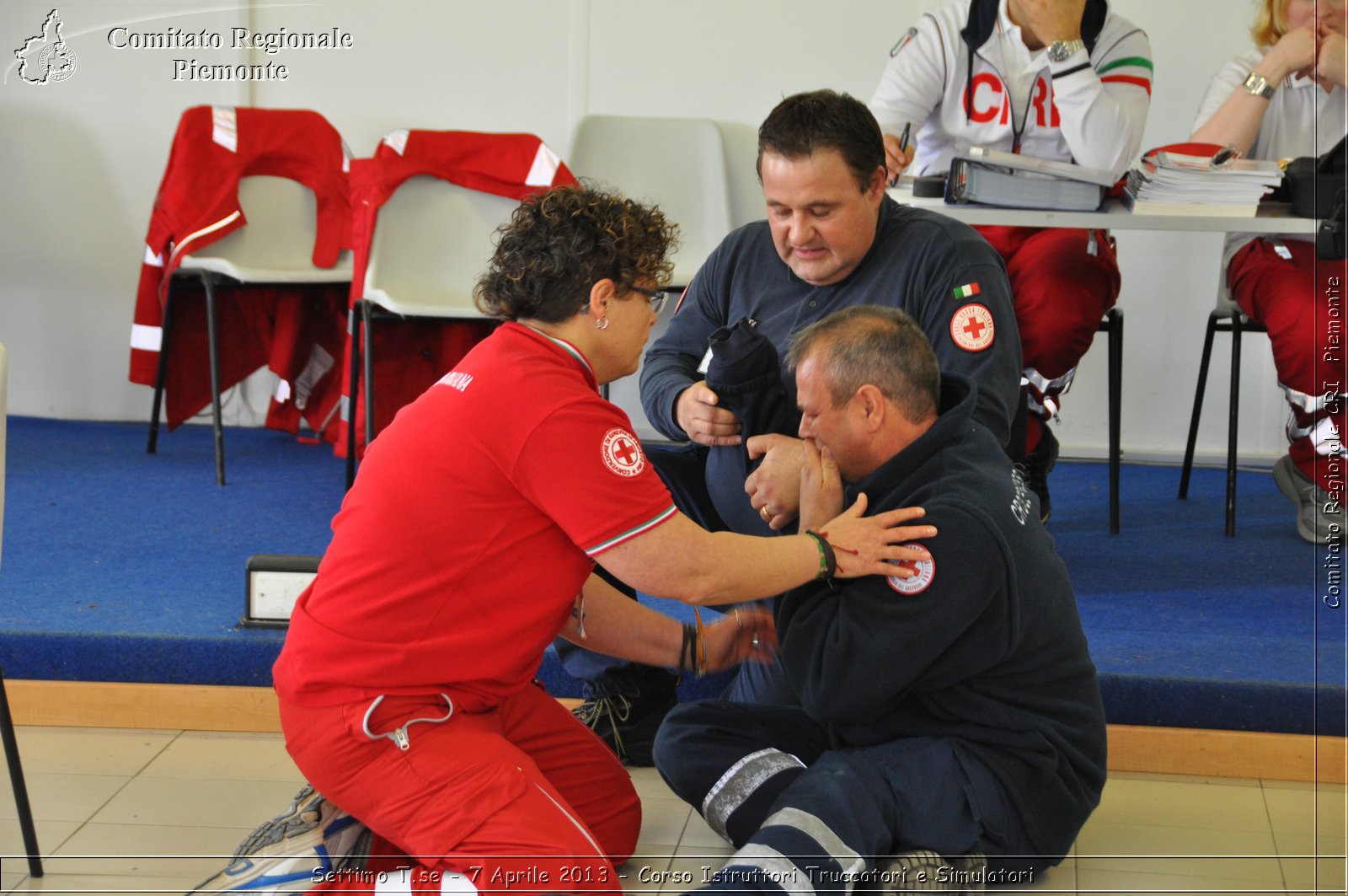 Settimo T.se - 7 Aprile 2013 - Corso Istruttori Truccatori e Simulatori - Croce Rossa Italiana - Comitato Regionale del Piemonte