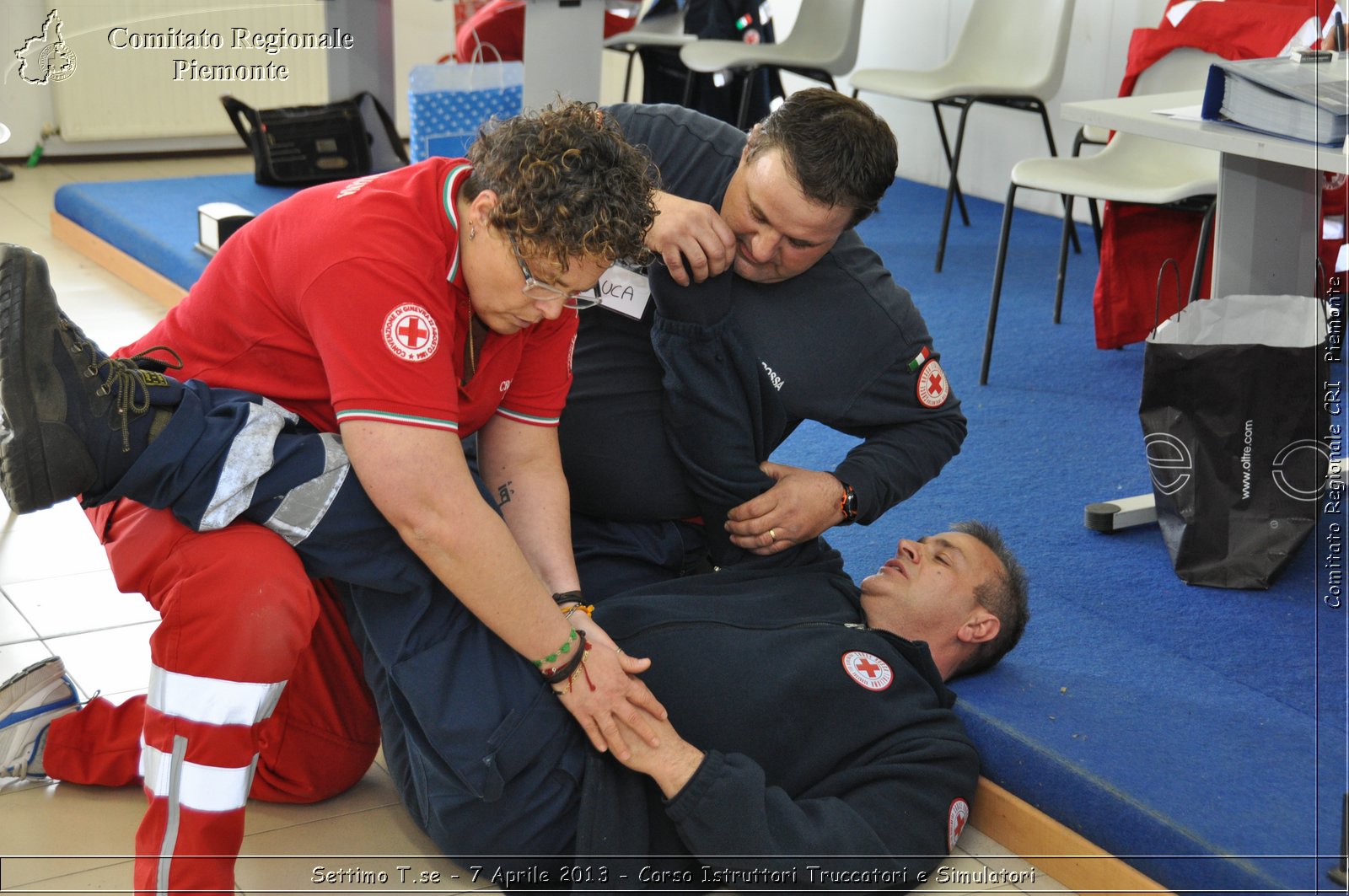 Settimo T.se - 7 Aprile 2013 - Corso Istruttori Truccatori e Simulatori - Croce Rossa Italiana - Comitato Regionale del Piemonte