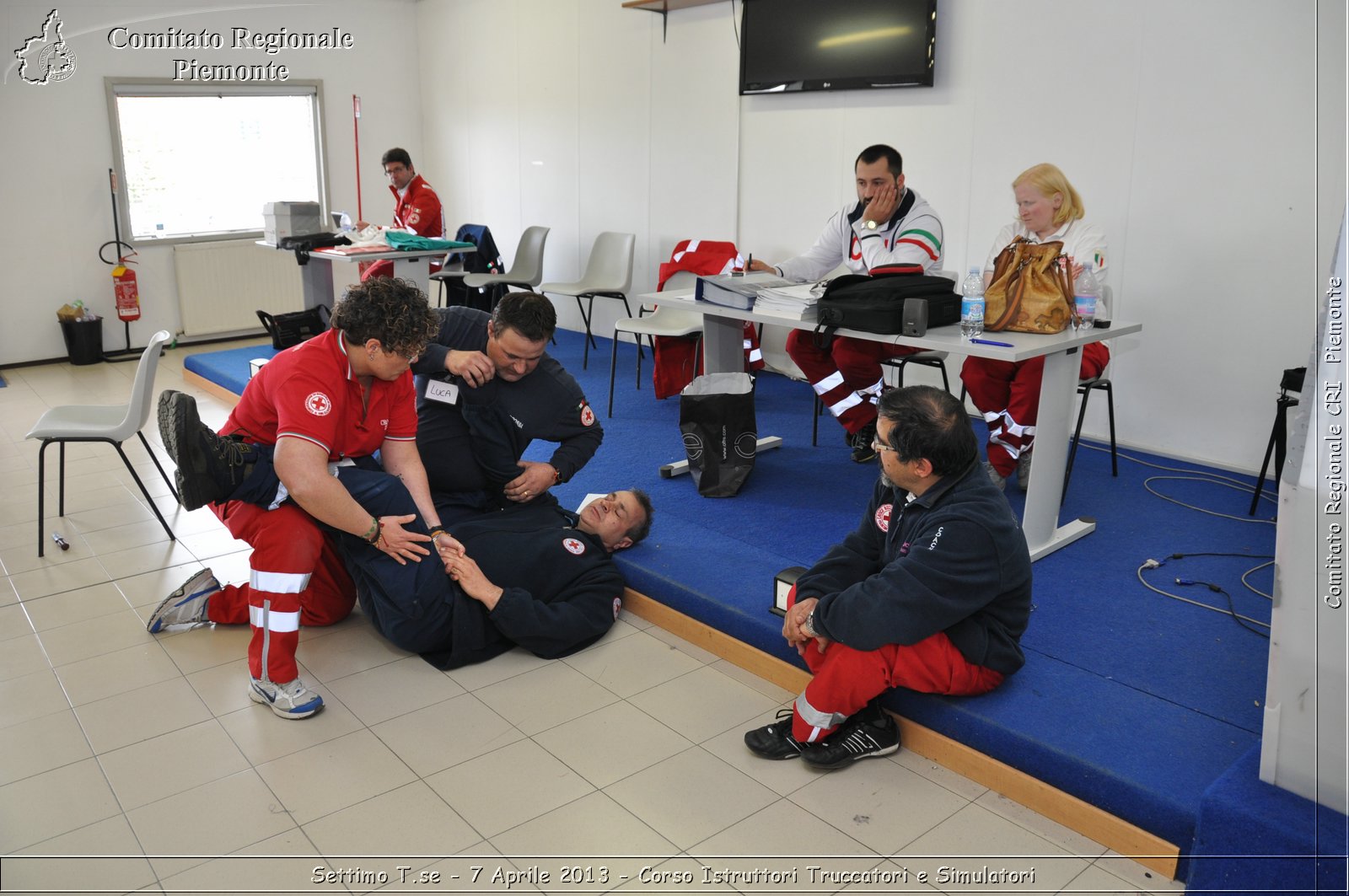 Settimo T.se - 7 Aprile 2013 - Corso Istruttori Truccatori e Simulatori - Croce Rossa Italiana - Comitato Regionale del Piemonte