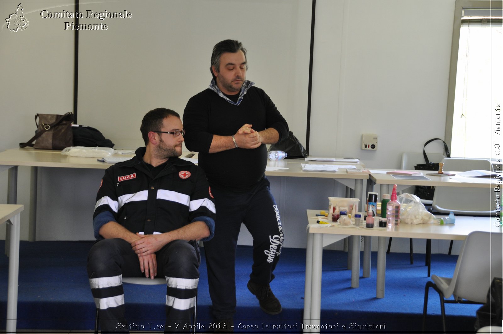 Settimo T.se - 7 Aprile 2013 - Corso Istruttori Truccatori e Simulatori - Croce Rossa Italiana - Comitato Regionale del Piemonte