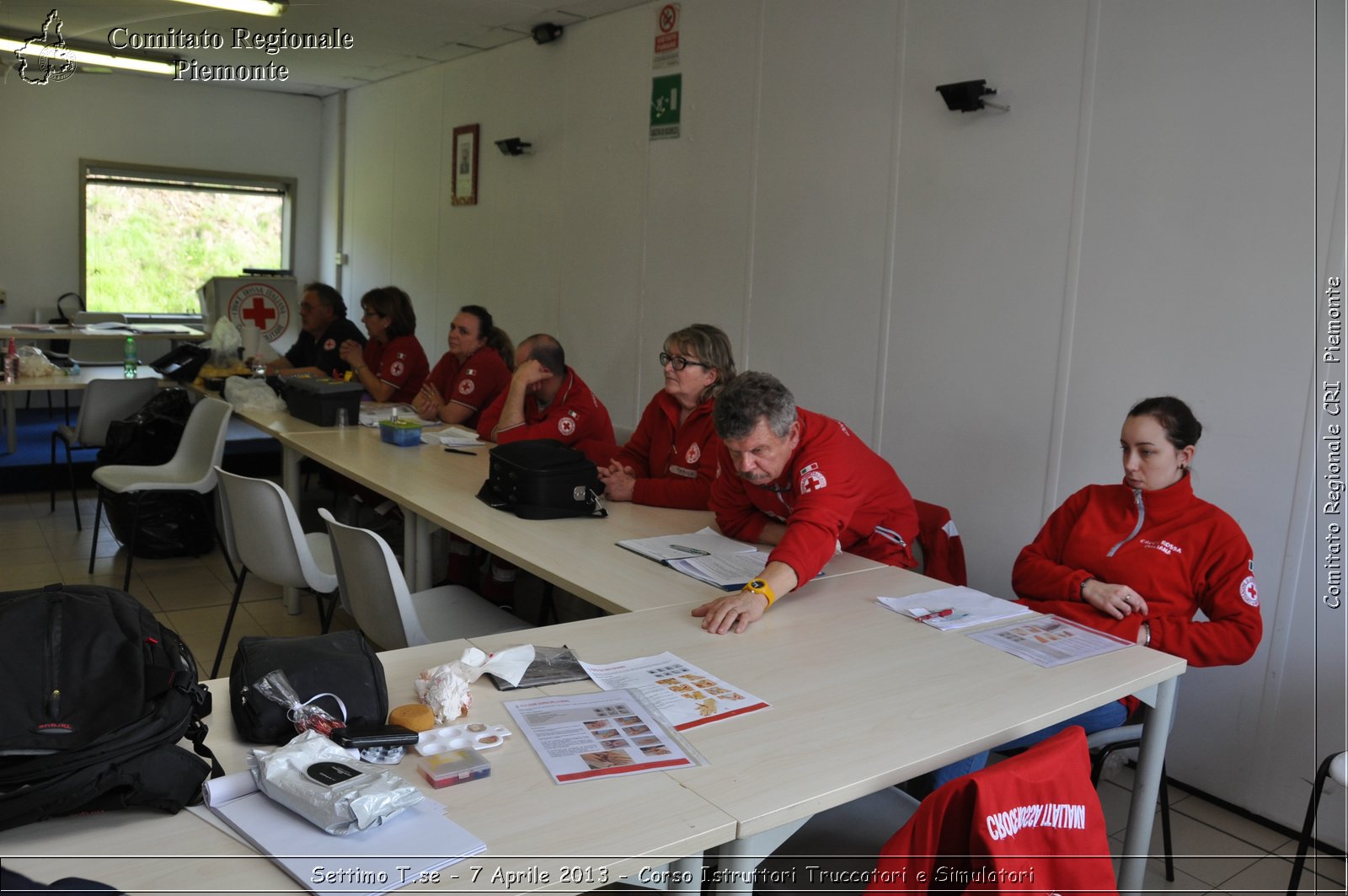 Settimo T.se - 7 Aprile 2013 - Corso Istruttori Truccatori e Simulatori - Croce Rossa Italiana - Comitato Regionale del Piemonte