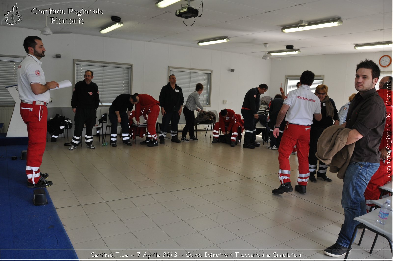 Settimo T.se - 7 Aprile 2013 - Corso Istruttori Truccatori e Simulatori - Croce Rossa Italiana - Comitato Regionale del Piemonte