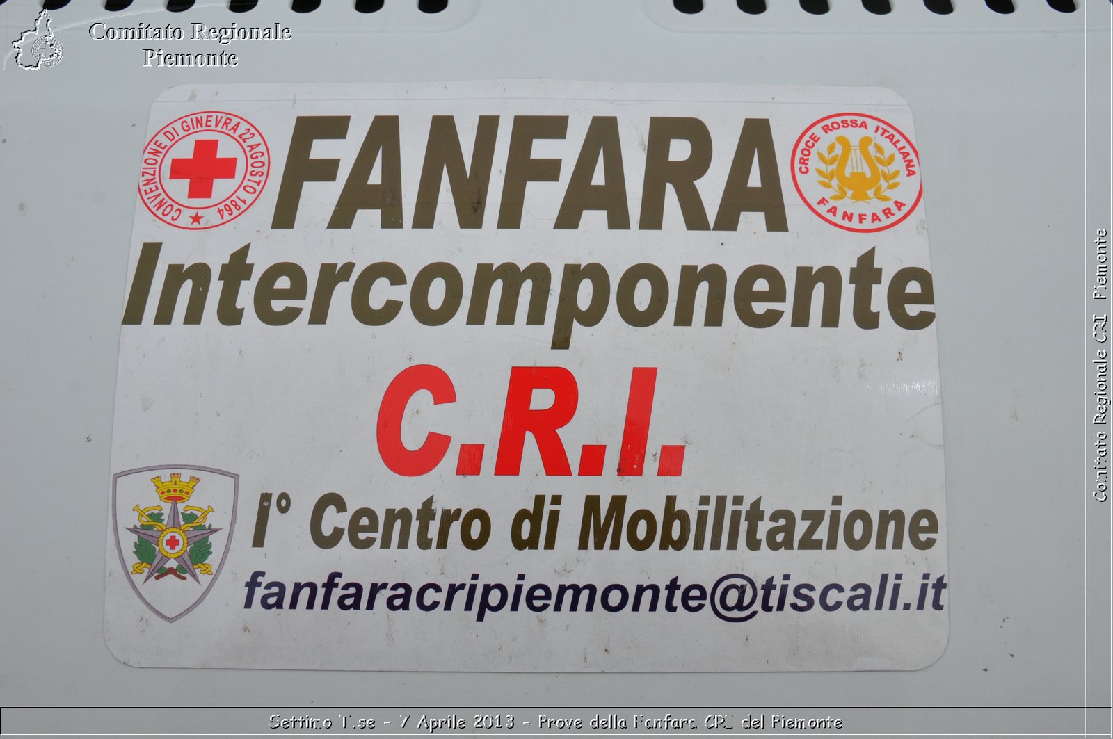 Settimo T.se - 7 Aprile 2013 - Prove della Fanfara CRI del Piemonte - Croce Rossa Italiana - Comitato Regionale del Piemonte