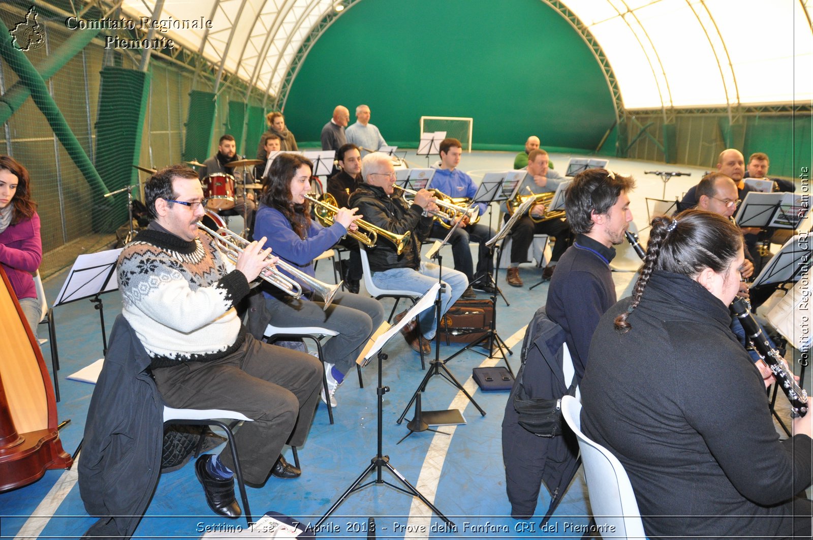 Settimo T.se - 7 Aprile 2013 - Prove della Fanfara CRI del Piemonte - Croce Rossa Italiana - Comitato Regionale del Piemonte