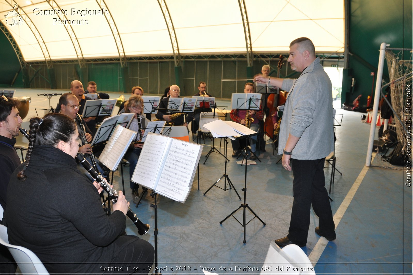 Settimo T.se - 7 Aprile 2013 - Prove della Fanfara CRI del Piemonte - Croce Rossa Italiana - Comitato Regionale del Piemonte