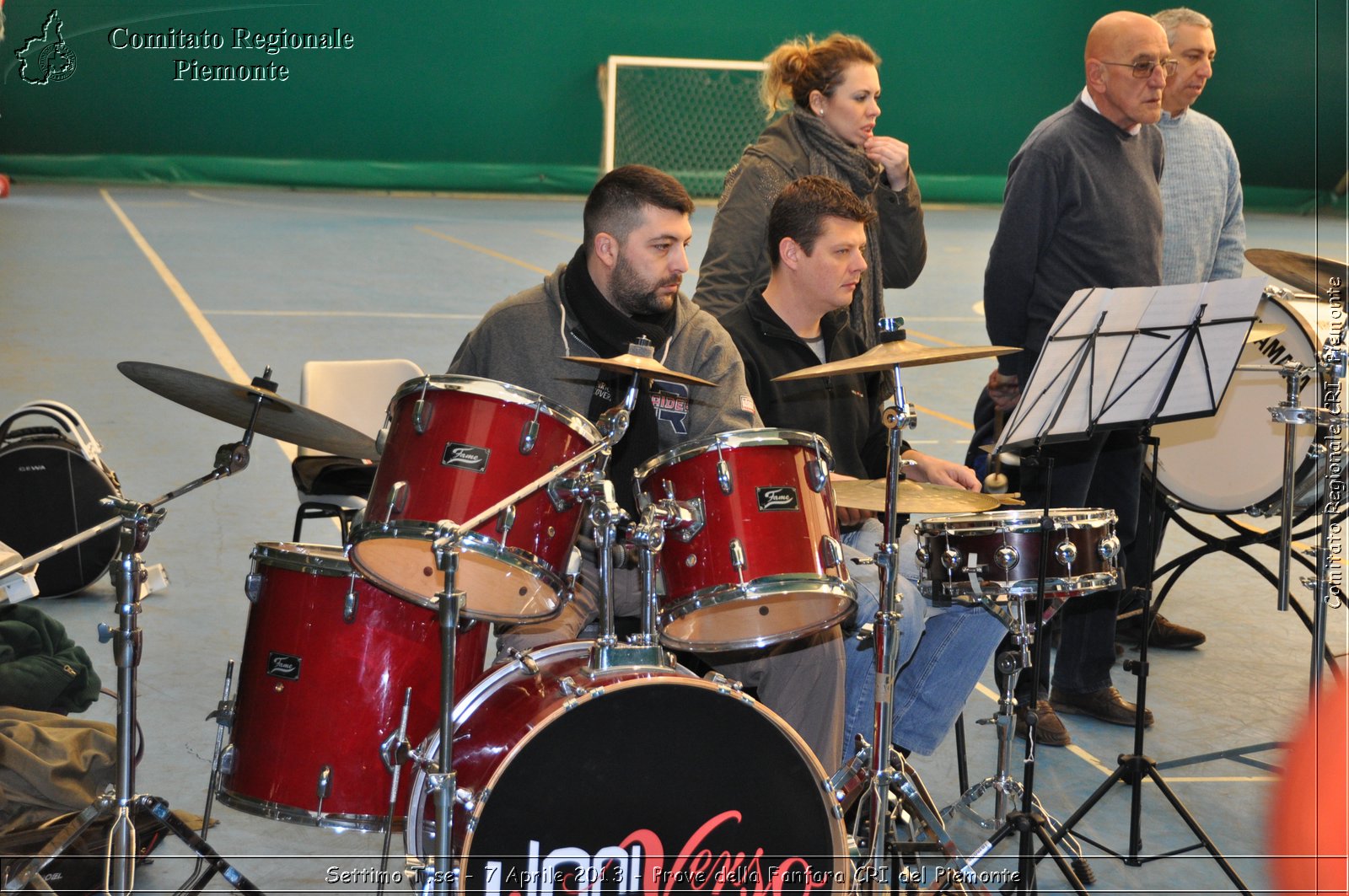 Settimo T.se - 7 Aprile 2013 - Prove della Fanfara CRI del Piemonte - Croce Rossa Italiana - Comitato Regionale del Piemonte