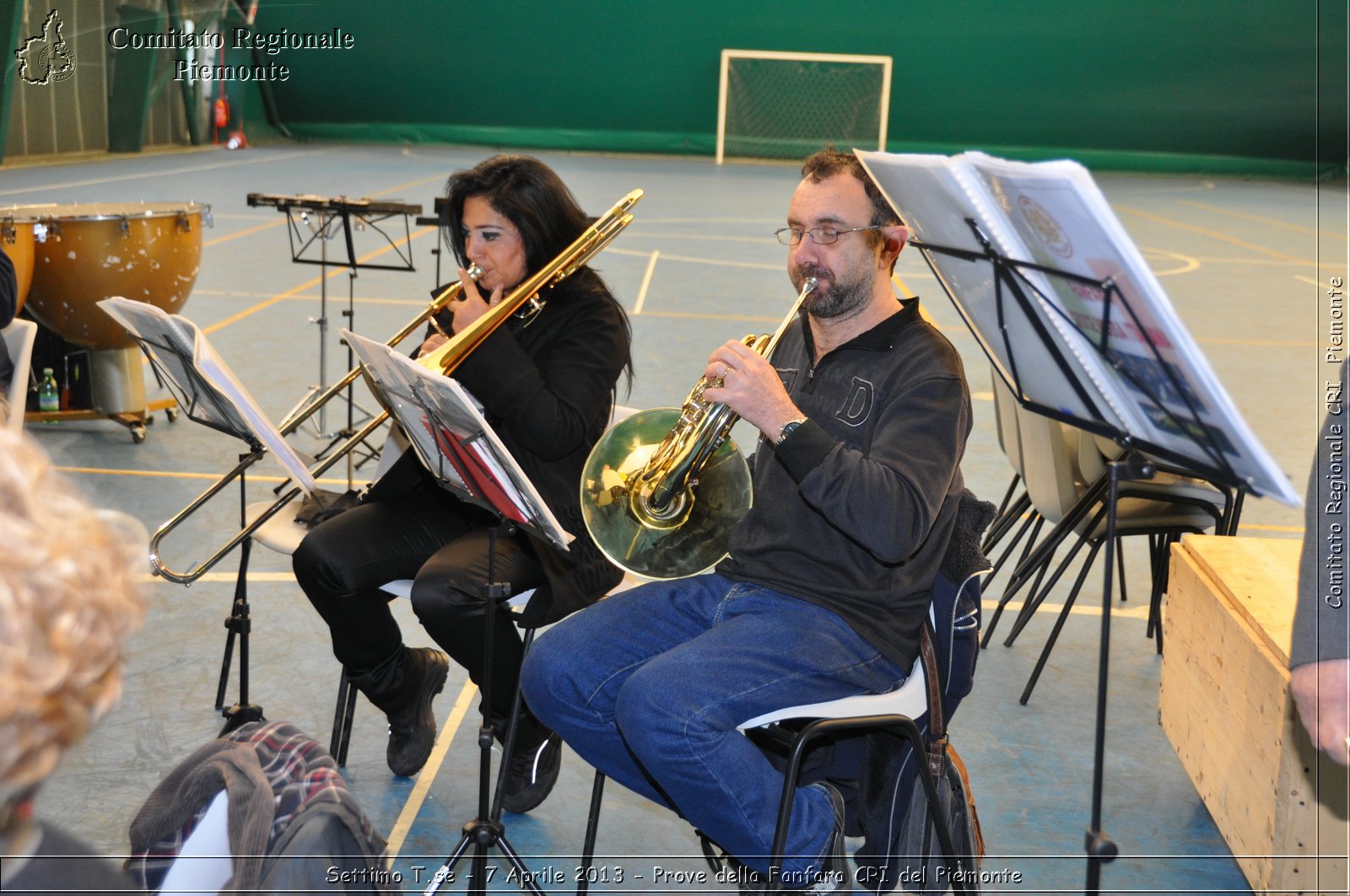 Settimo T.se - 7 Aprile 2013 - Prove della Fanfara CRI del Piemonte - Croce Rossa Italiana - Comitato Regionale del Piemonte