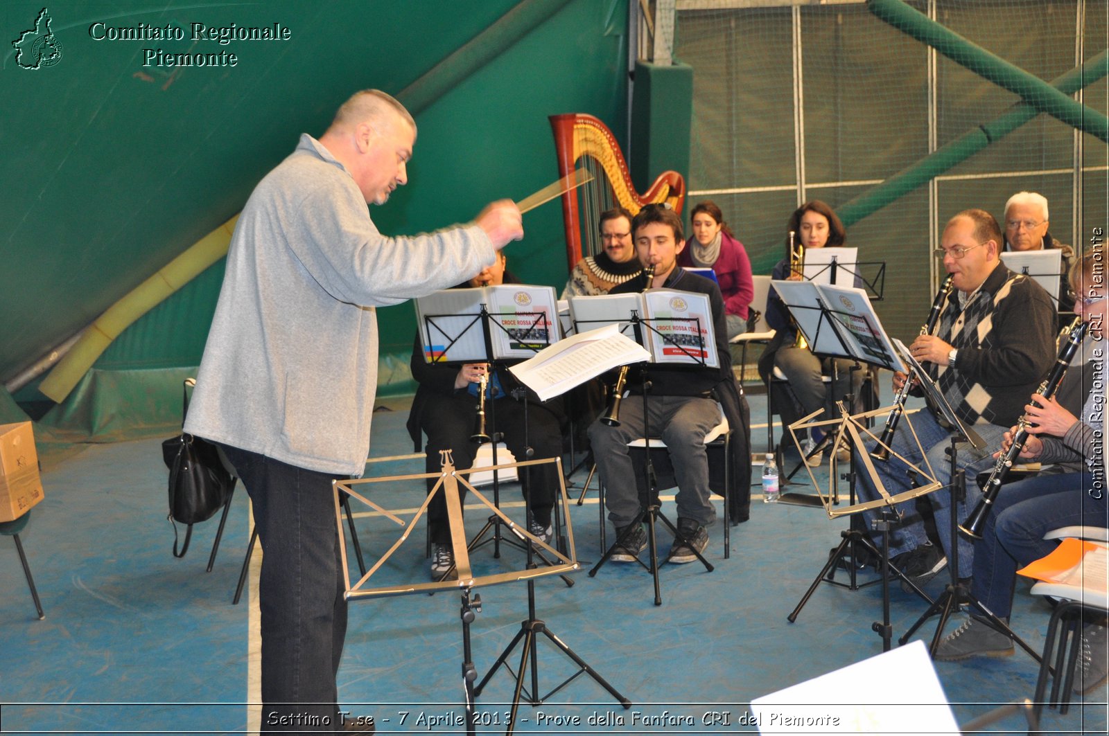 Settimo T.se - 7 Aprile 2013 - Prove della Fanfara CRI del Piemonte - Croce Rossa Italiana - Comitato Regionale del Piemonte