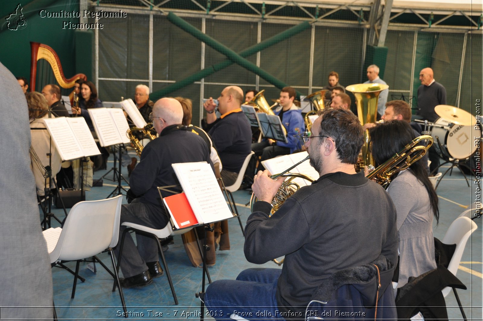 Settimo T.se - 7 Aprile 2013 - Prove della Fanfara CRI del Piemonte - Croce Rossa Italiana - Comitato Regionale del Piemonte