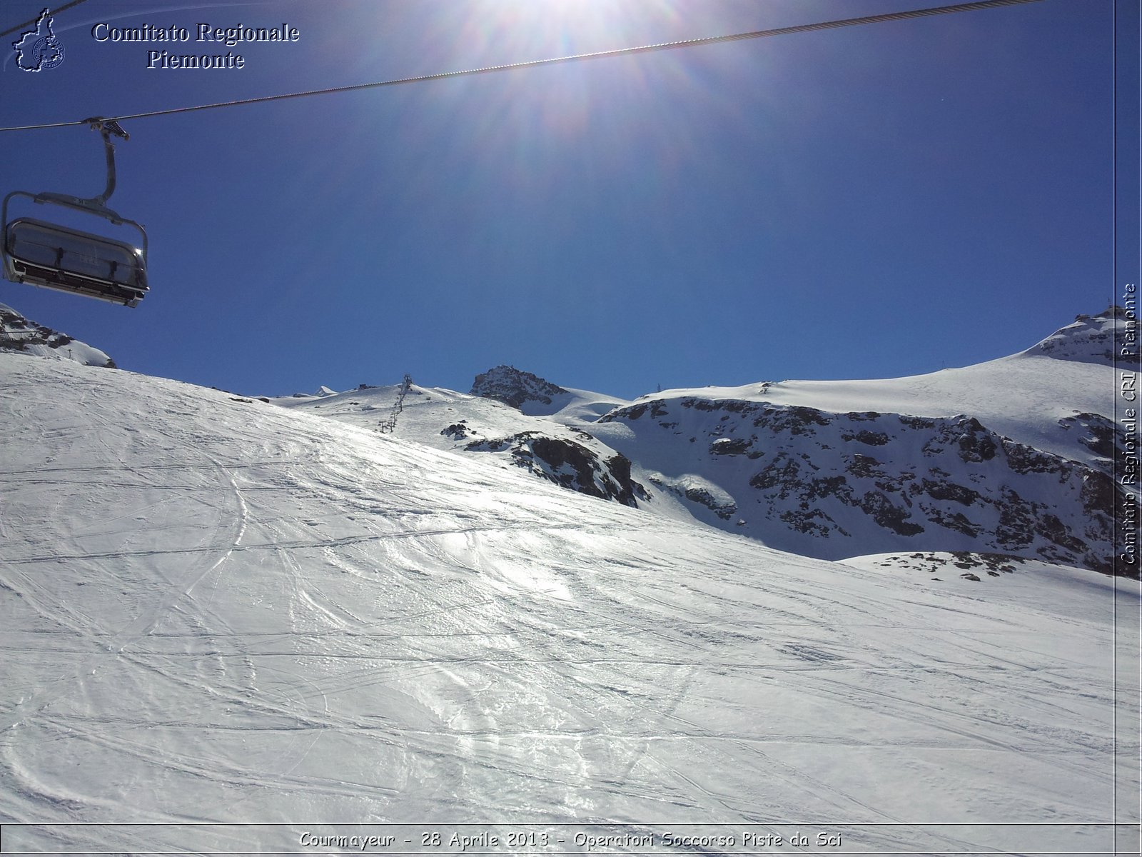 Courmayeur - 28 Aprile 2013 - Operatori Soccorso Piste da Sci - Croce Rossa Italiana - Comitato Regionale del Piemonte