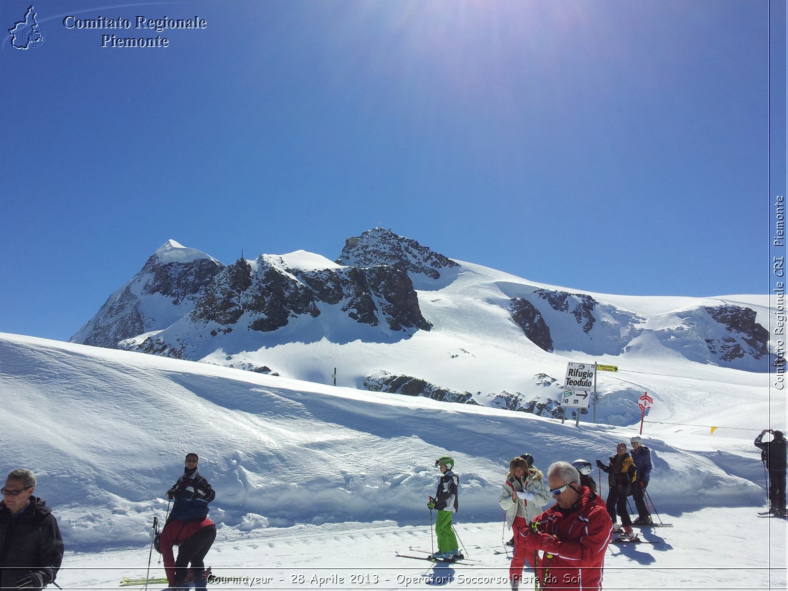 Courmayeur - 28 Aprile 2013 - Operatori Soccorso Piste da Sci - Croce Rossa Italiana - Comitato Regionale del Piemonte