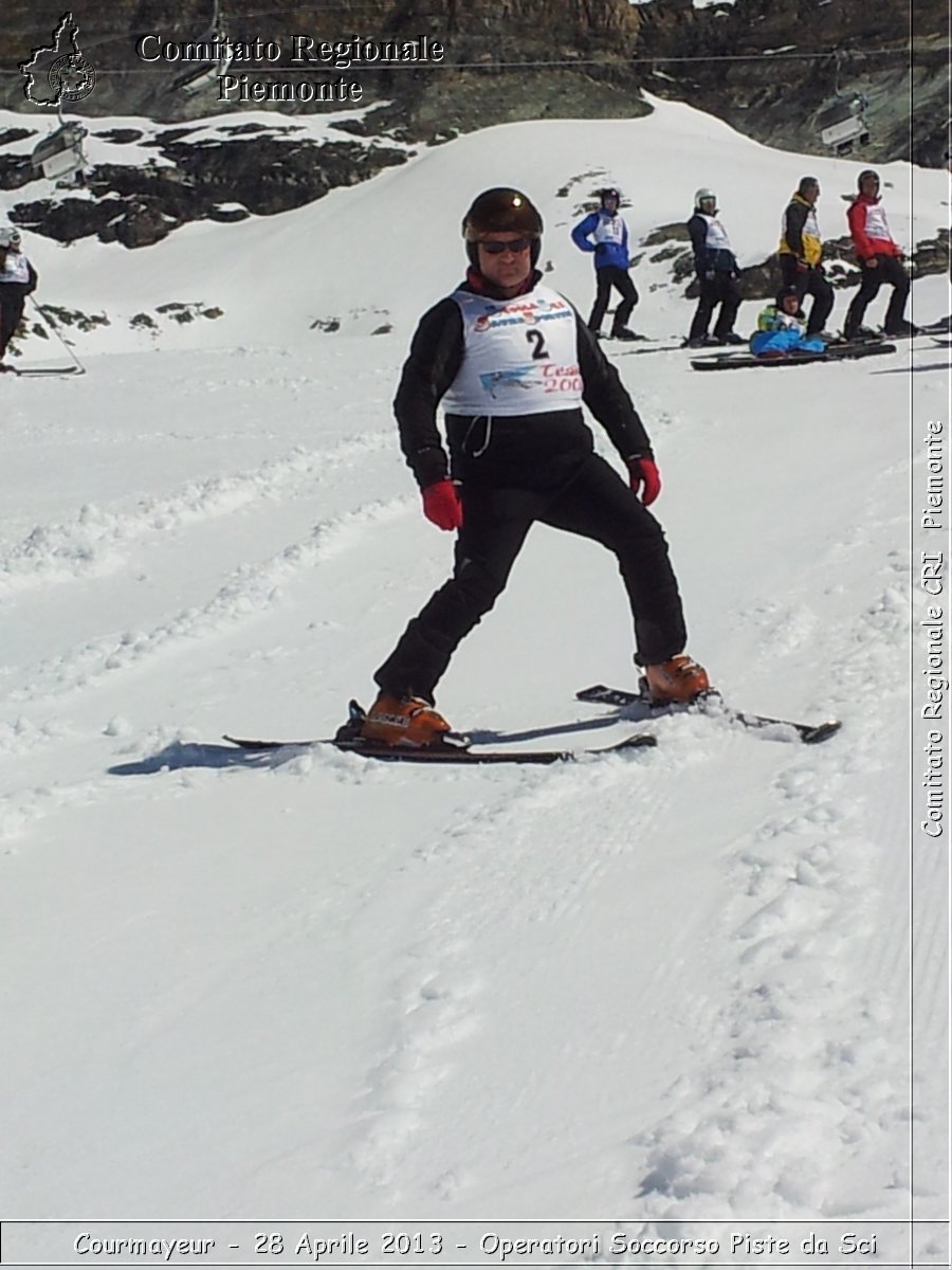 Courmayeur - 28 Aprile 2013 - Operatori Soccorso Piste da Sci - Croce Rossa Italiana - Comitato Regionale del Piemonte