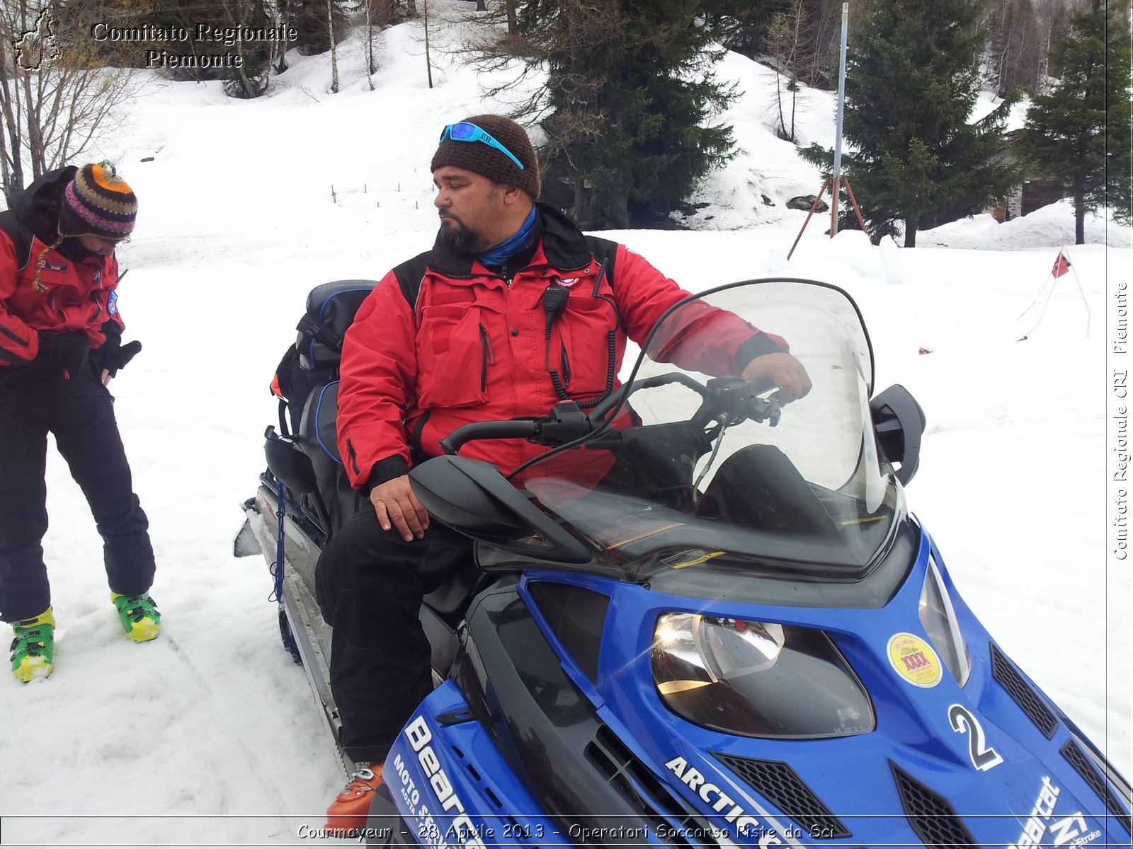 Courmayeur - 28 Aprile 2013 - Operatori Soccorso Piste da Sci - Croce Rossa Italiana - Comitato Regionale del Piemonte