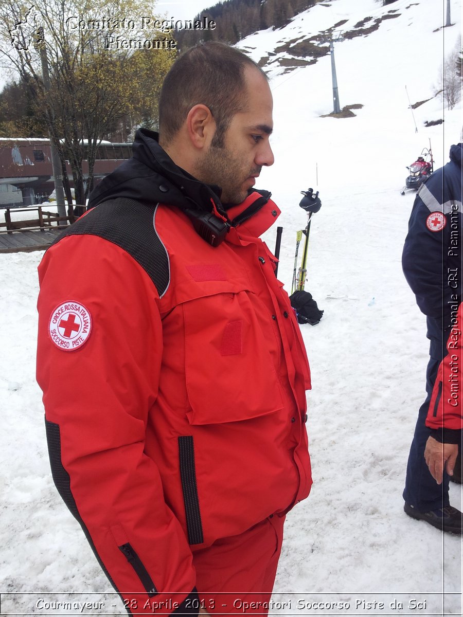 Courmayeur - 28 Aprile 2013 - Operatori Soccorso Piste da Sci - Croce Rossa Italiana - Comitato Regionale del Piemonte