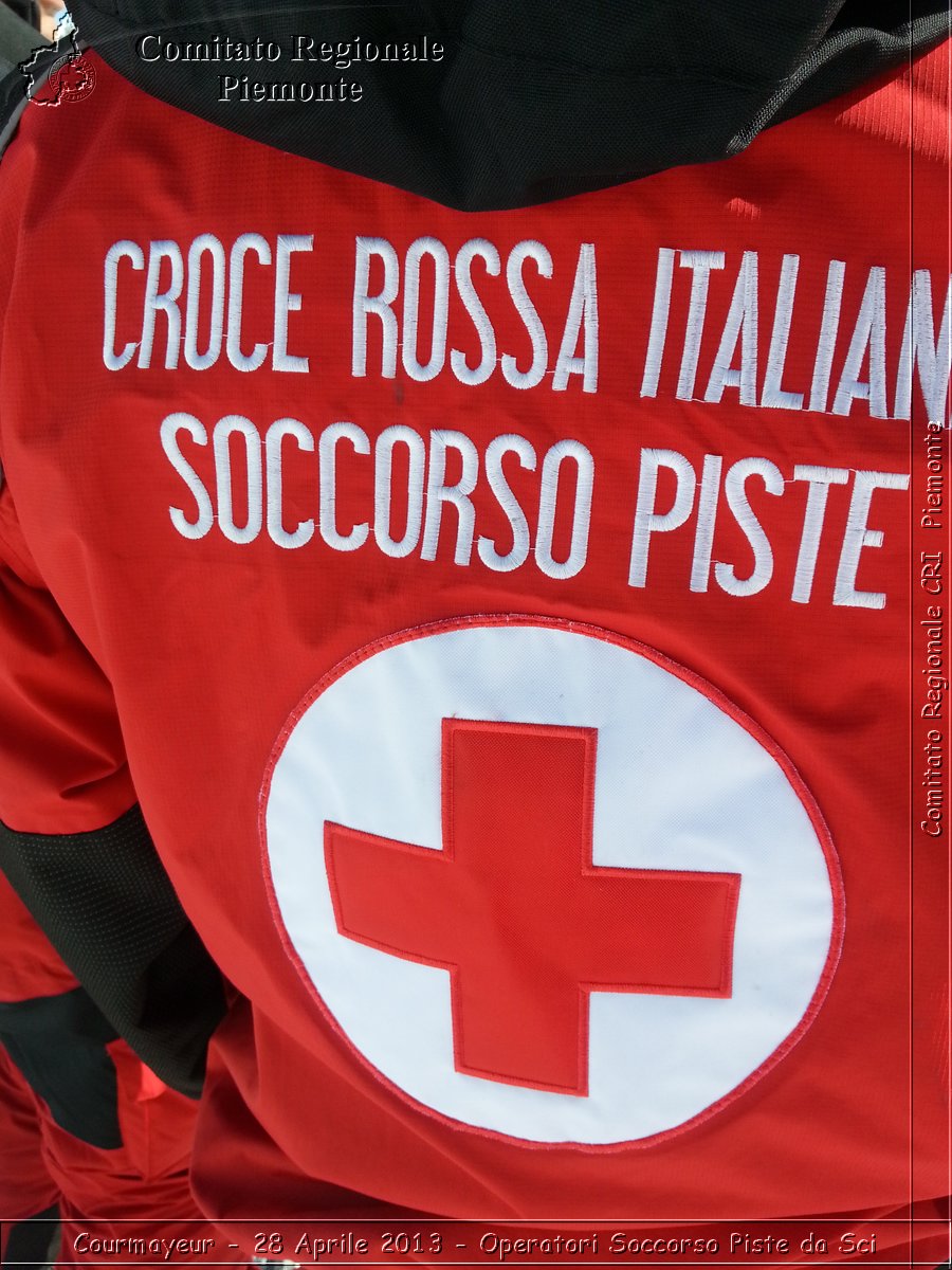 Courmayeur - 28 Aprile 2013 - Operatori Soccorso Piste da Sci - Croce Rossa Italiana - Comitato Regionale del Piemonte