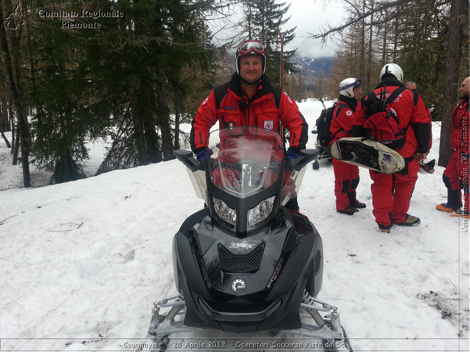 Courmayeur - 28 Aprile 2013 - Operatori Soccorso Piste da Sci - Croce Rossa Italiana - Comitato Regionale del Piemonte