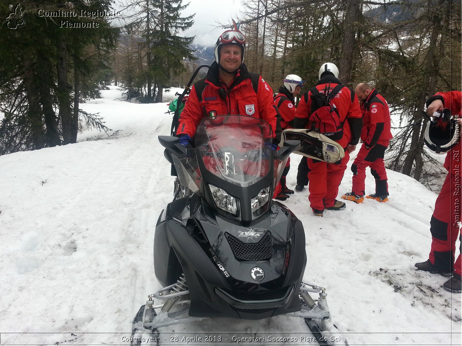 Courmayeur - 28 Aprile 2013 - Operatori Soccorso Piste da Sci - Croce Rossa Italiana - Comitato Regionale del Piemonte