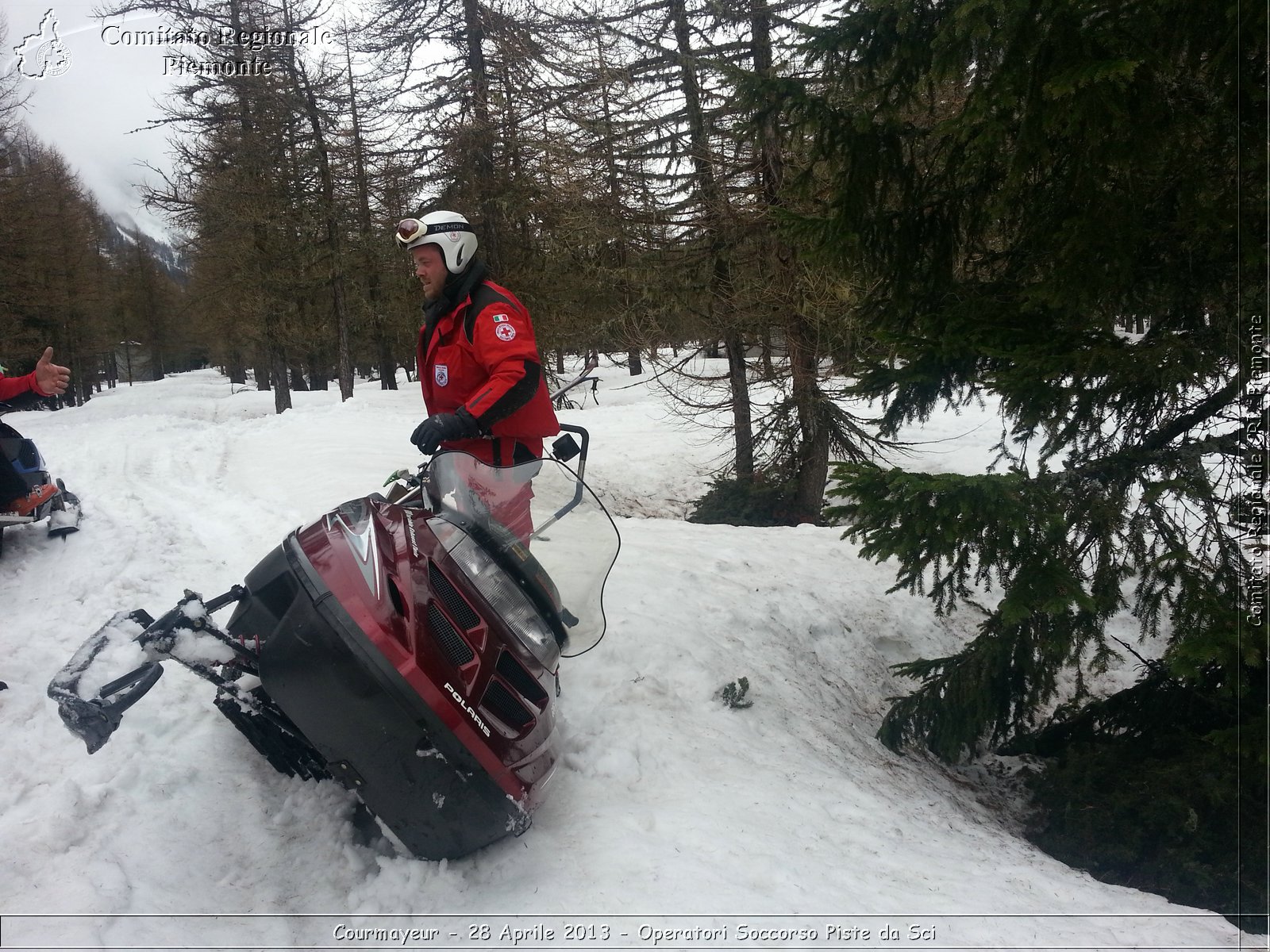 Courmayeur - 28 Aprile 2013 - Operatori Soccorso Piste da Sci - Croce Rossa Italiana - Comitato Regionale del Piemonte