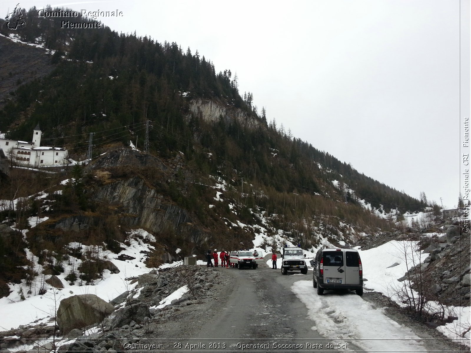 Courmayeur - 28 Aprile 2013 - Operatori Soccorso Piste da Sci - Croce Rossa Italiana - Comitato Regionale del Piemonte