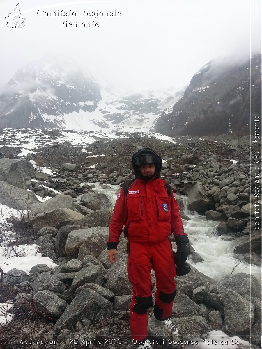 Courmayeur - 28 Aprile 2013 - Operatori Soccorso Piste da Sci - Croce Rossa Italiana - Comitato Regionale del Piemonte