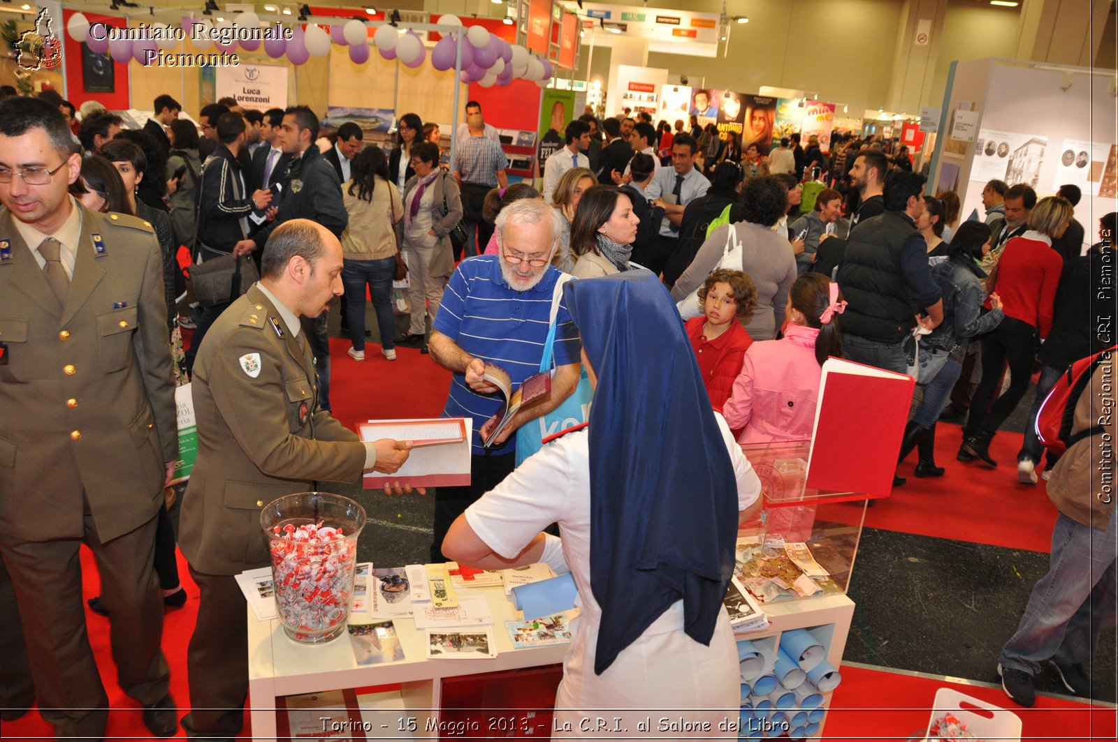 Torino - 15 Maggio 2013 - La C.R.I. al Salone del Libro - Croce Rossa Italiana - Comitato Regionale del Piemonte