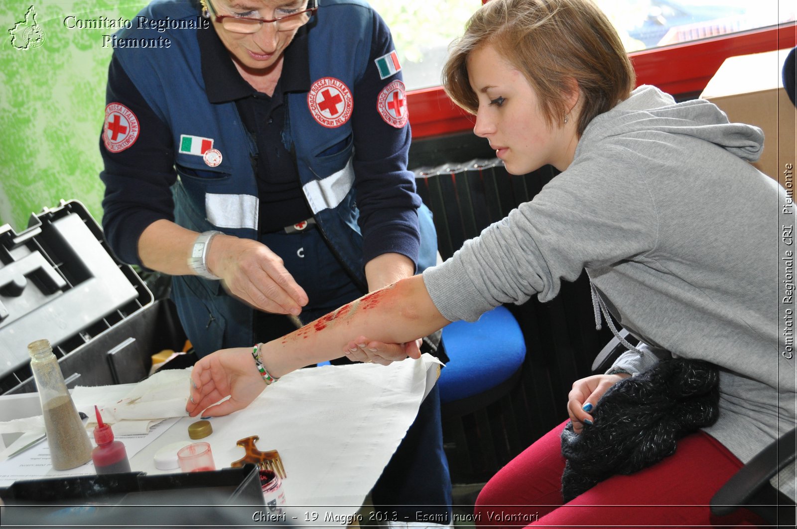 Chieri - 19 Maggio 2013 - Esami nuovi Volontari - Croce Rossa Italiana - Comitato Regionale del Piemonte