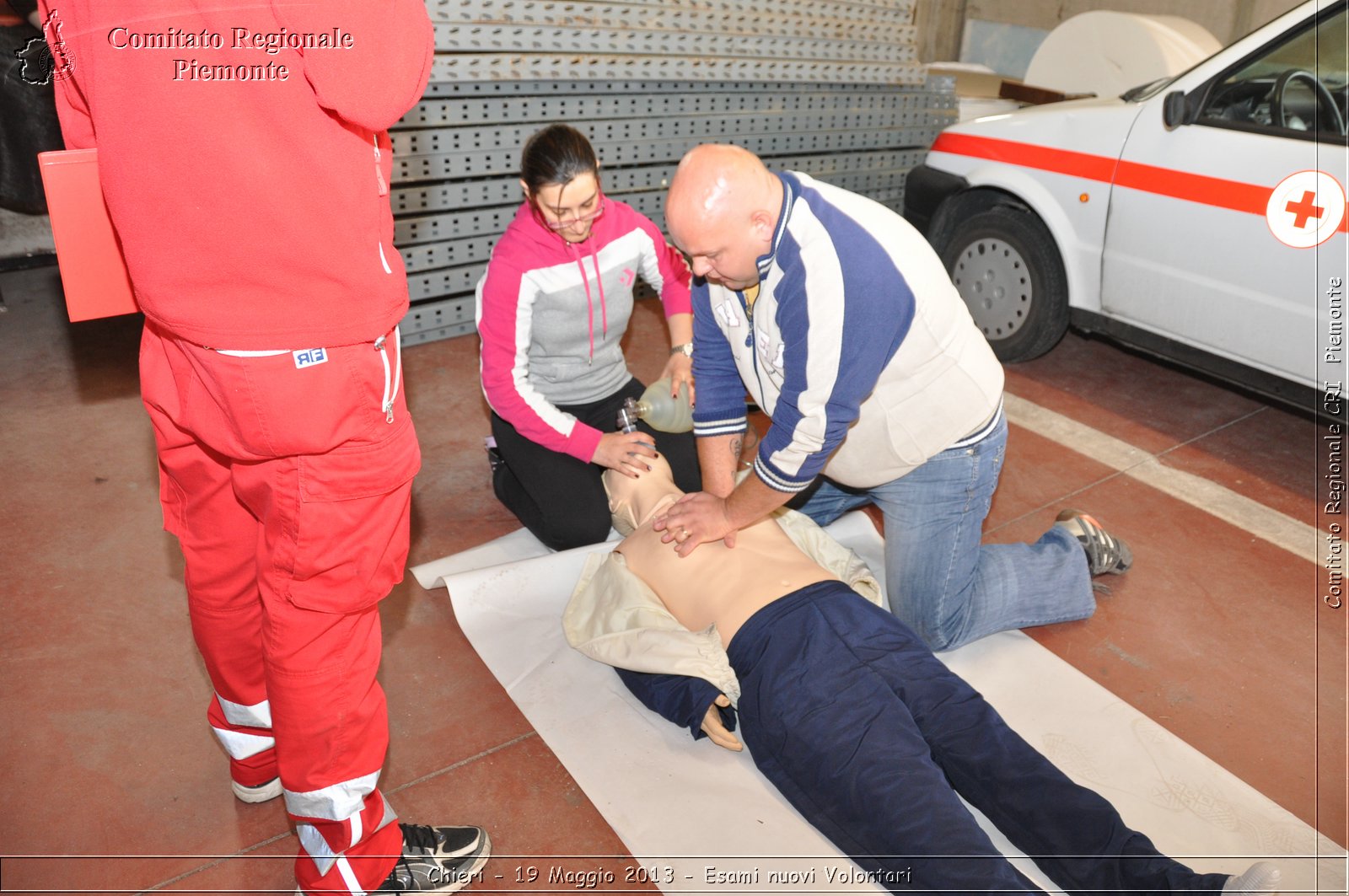 Chieri - 19 Maggio 2013 - Esami nuovi Volontari - Croce Rossa Italiana - Comitato Regionale del Piemonte