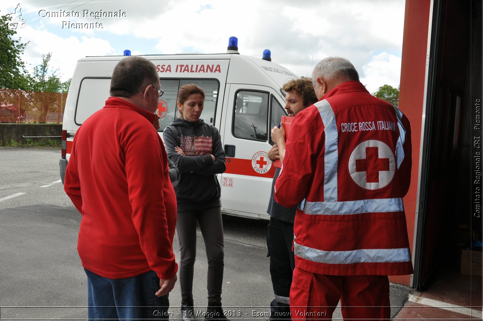 Chieri - 19 Maggio 2013 - Esami nuovi Volontari - Croce Rossa Italiana - Comitato Regionale del Piemonte