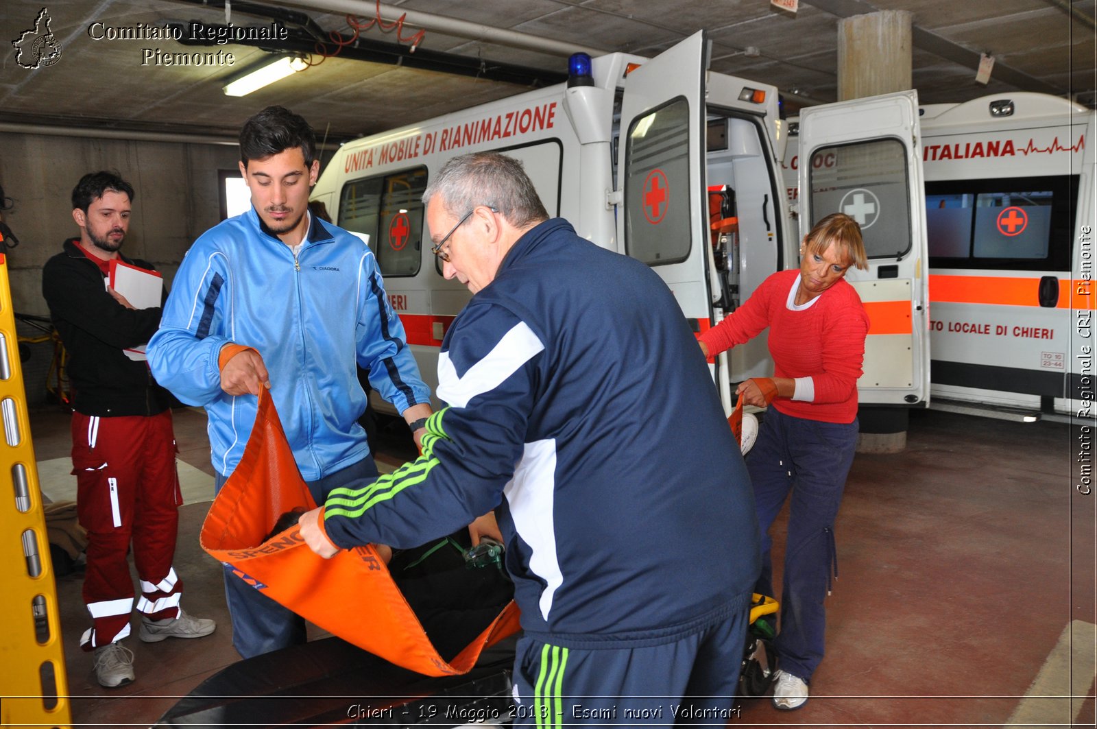 Chieri - 19 Maggio 2013 - Esami nuovi Volontari - Croce Rossa Italiana - Comitato Regionale del Piemonte