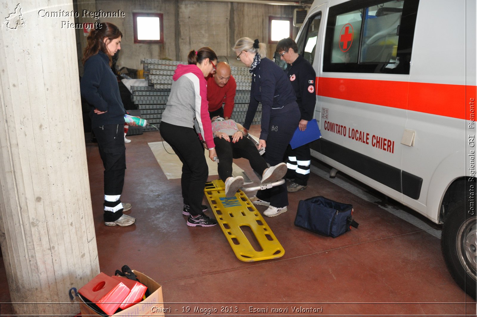 Chieri - 19 Maggio 2013 - Esami nuovi Volontari - Croce Rossa Italiana - Comitato Regionale del Piemonte