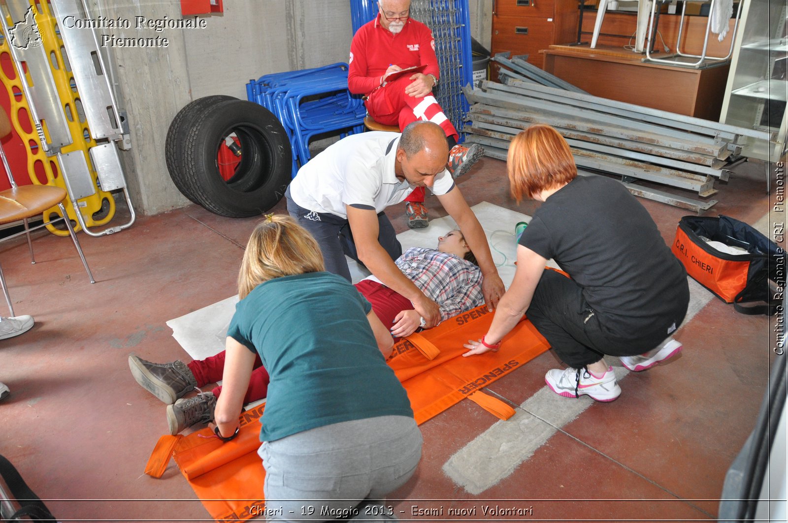 Chieri - 19 Maggio 2013 - Esami nuovi Volontari - Croce Rossa Italiana - Comitato Regionale del Piemonte