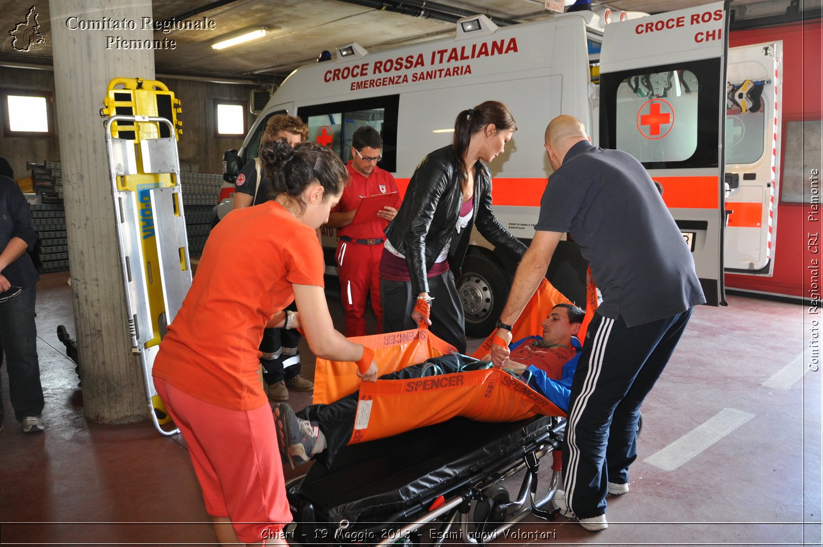 Chieri - 19 Maggio 2013 - Esami nuovi Volontari - Croce Rossa Italiana - Comitato Regionale del Piemonte