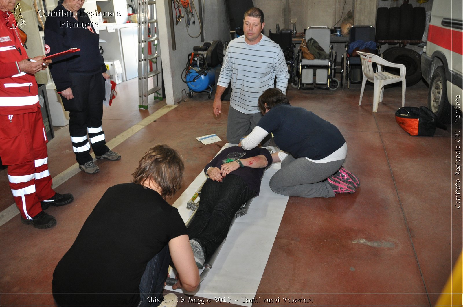 Chieri - 19 Maggio 2013 - Esami nuovi Volontari - Croce Rossa Italiana - Comitato Regionale del Piemonte