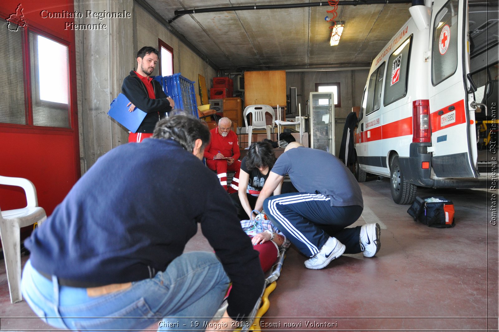 Chieri - 19 Maggio 2013 - Esami nuovi Volontari - Croce Rossa Italiana - Comitato Regionale del Piemonte