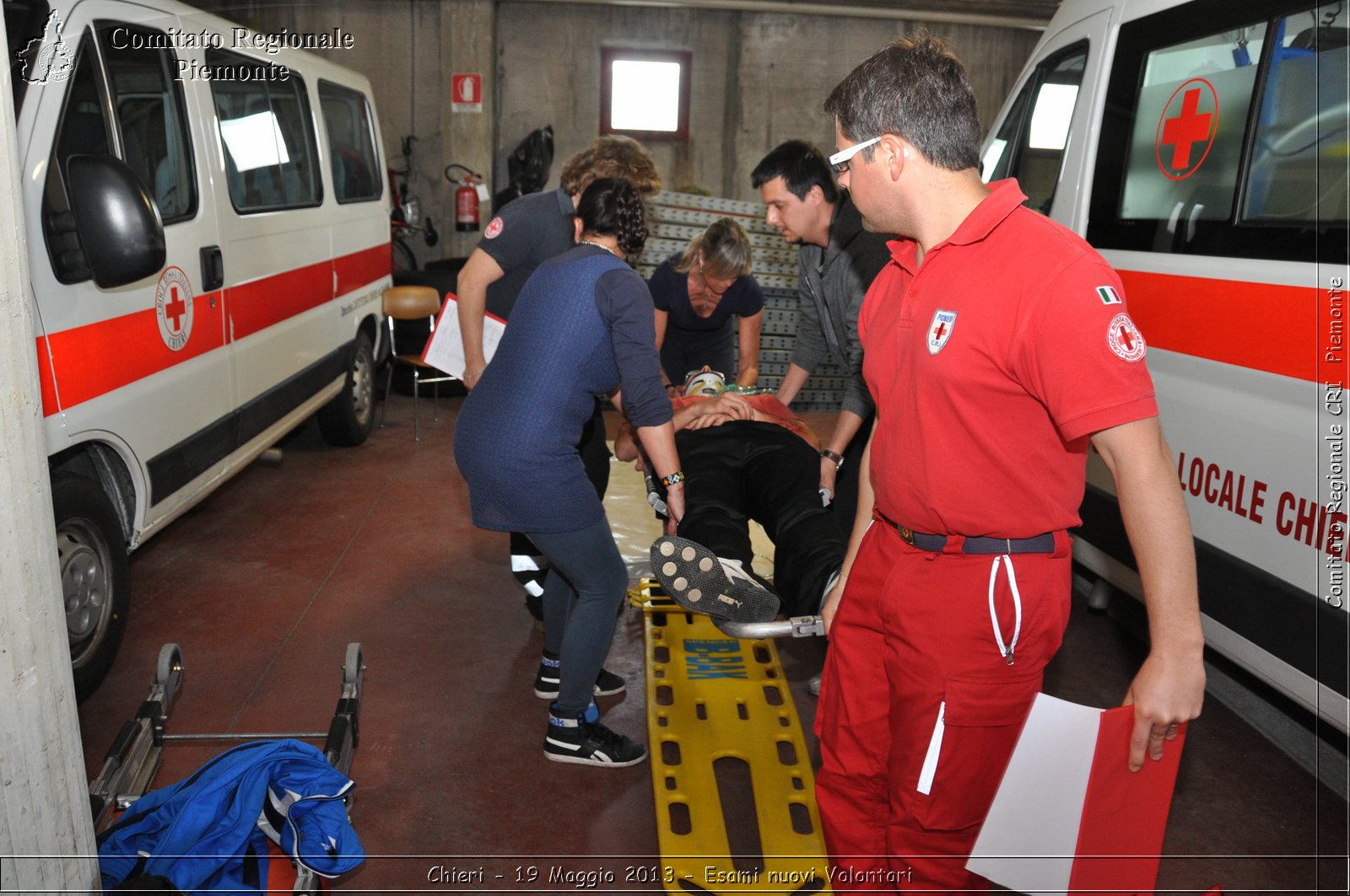 Chieri - 19 Maggio 2013 - Esami nuovi Volontari - Croce Rossa Italiana - Comitato Regionale del Piemonte