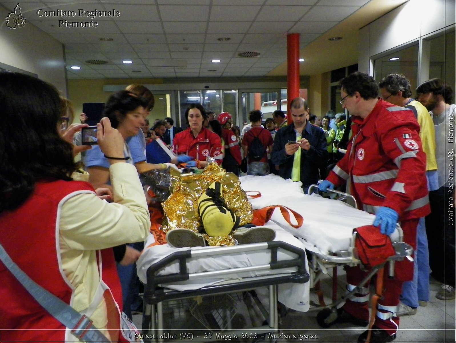 Caresanablot (VC) - 23 Maggio 2013 - Maxiemergenza - Croce Rossa Italiana - Comitato Regionale del Piemonte