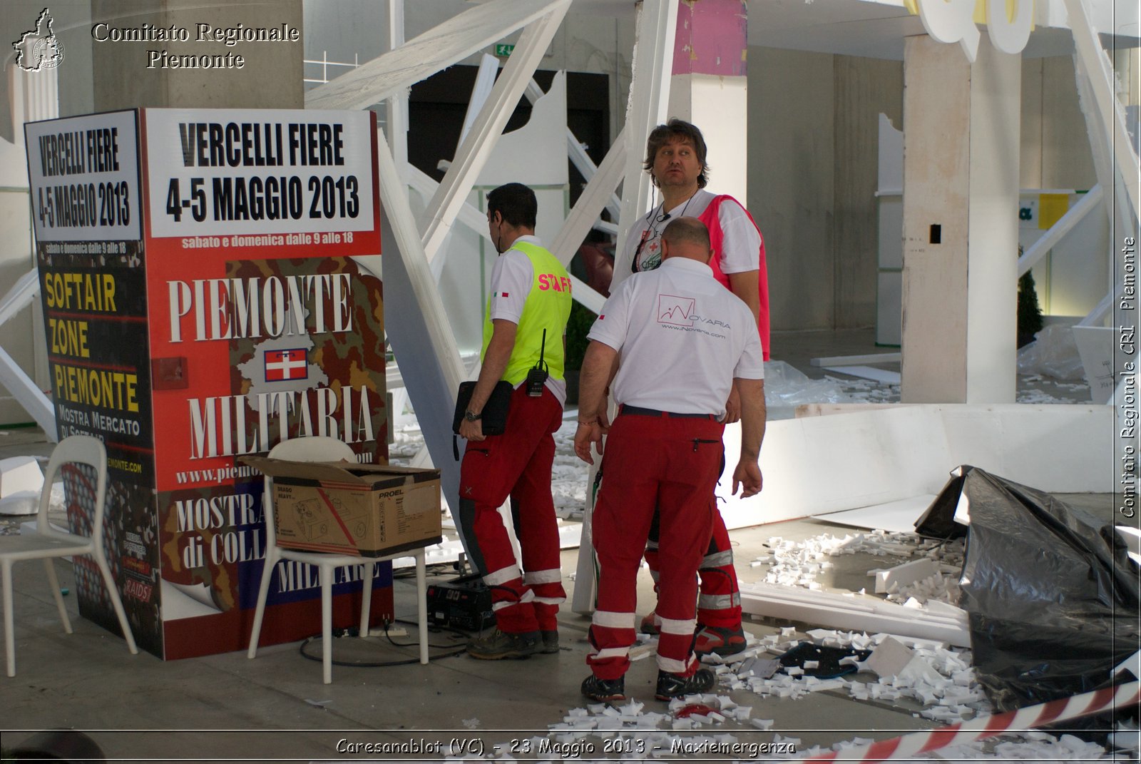 Caresanablot (VC) - 23 Maggio 2013 - Maxiemergenza - Croce Rossa Italiana - Comitato Regionale del Piemonte