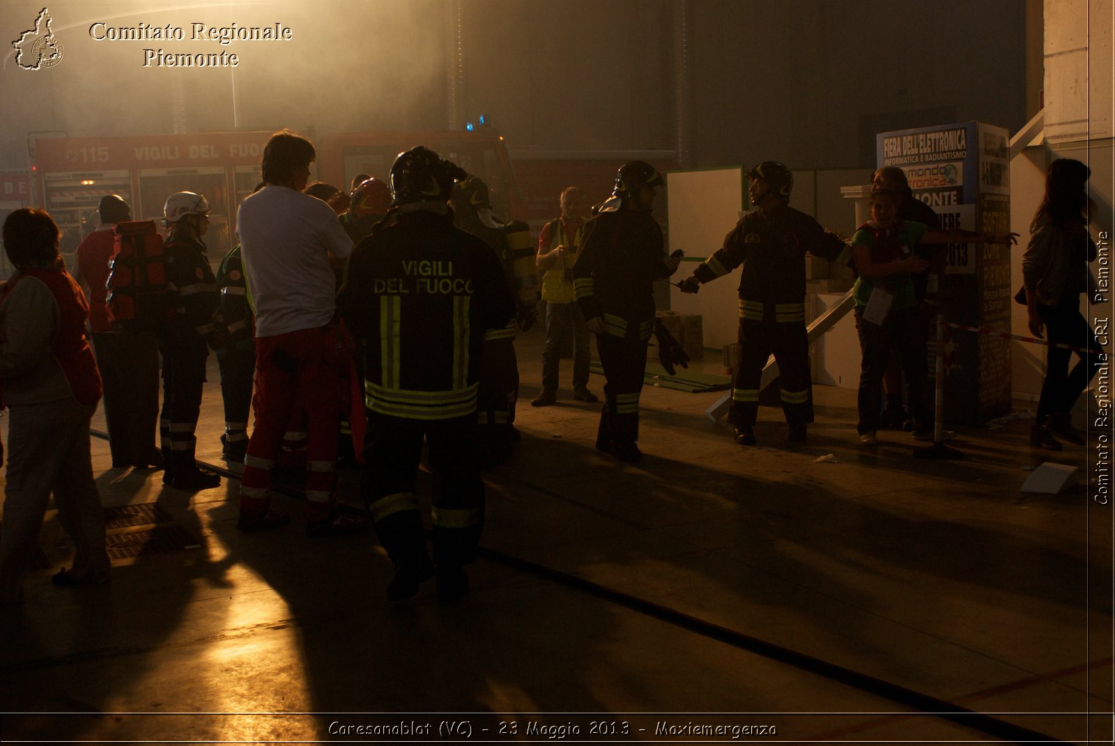 Caresanablot (VC) - 23 Maggio 2013 - Maxiemergenza - Croce Rossa Italiana - Comitato Regionale del Piemonte