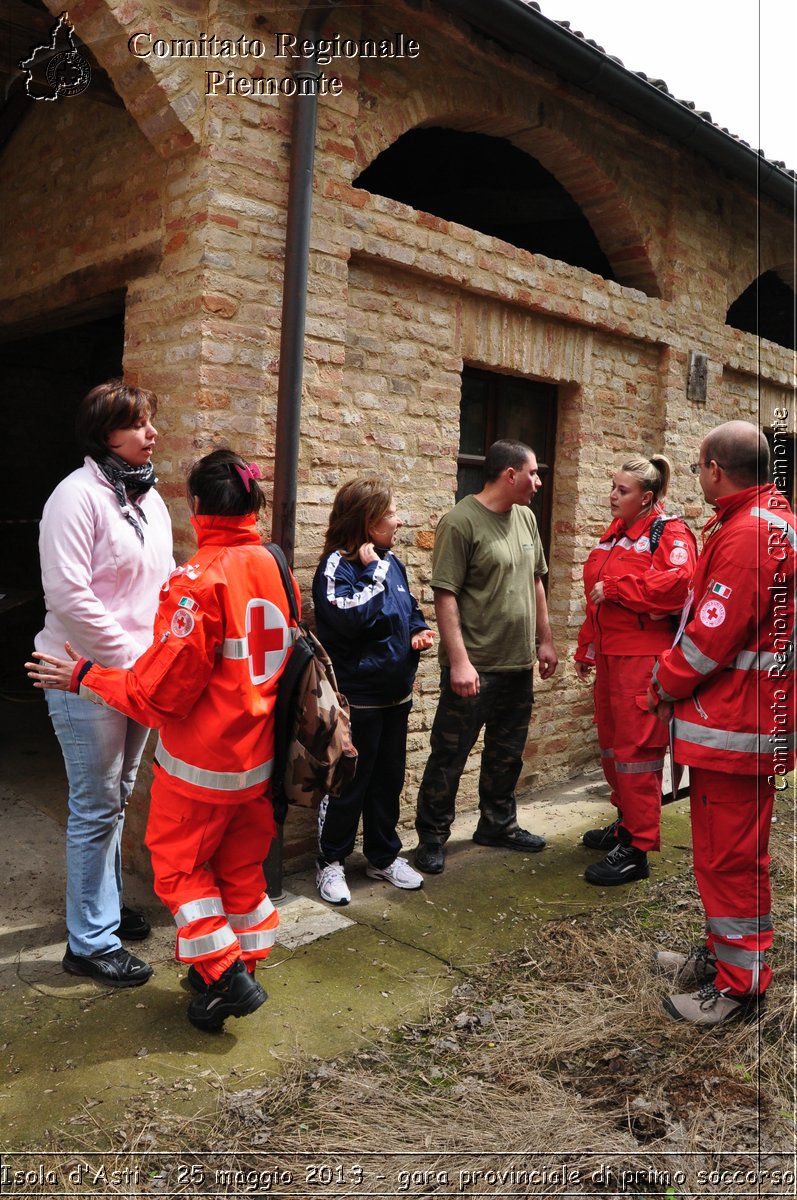 Isola d'Asti - 25 maggio 2013 - gara provinciale di primo soccorso - Croce Rossa Italiana - Comitato Regionale del Piemonte