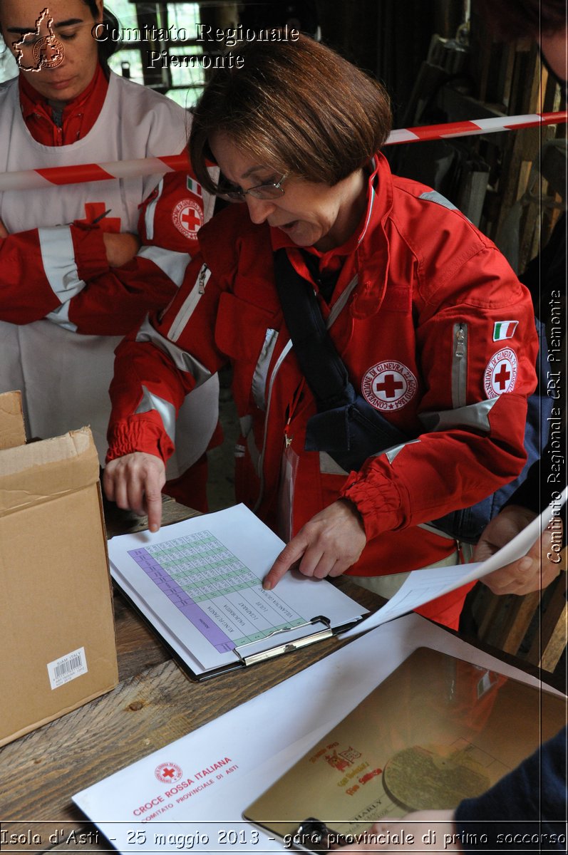 Isola d'Asti - 25 maggio 2013 - gara provinciale di primo soccorso - Croce Rossa Italiana - Comitato Regionale del Piemonte