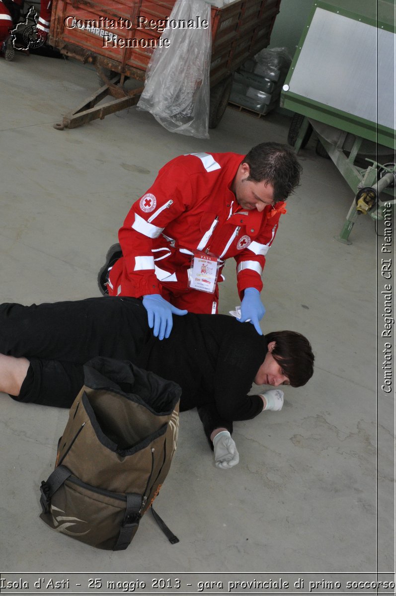 Isola d'Asti - 25 maggio 2013 - gara provinciale di primo soccorso - Croce Rossa Italiana - Comitato Regionale del Piemonte