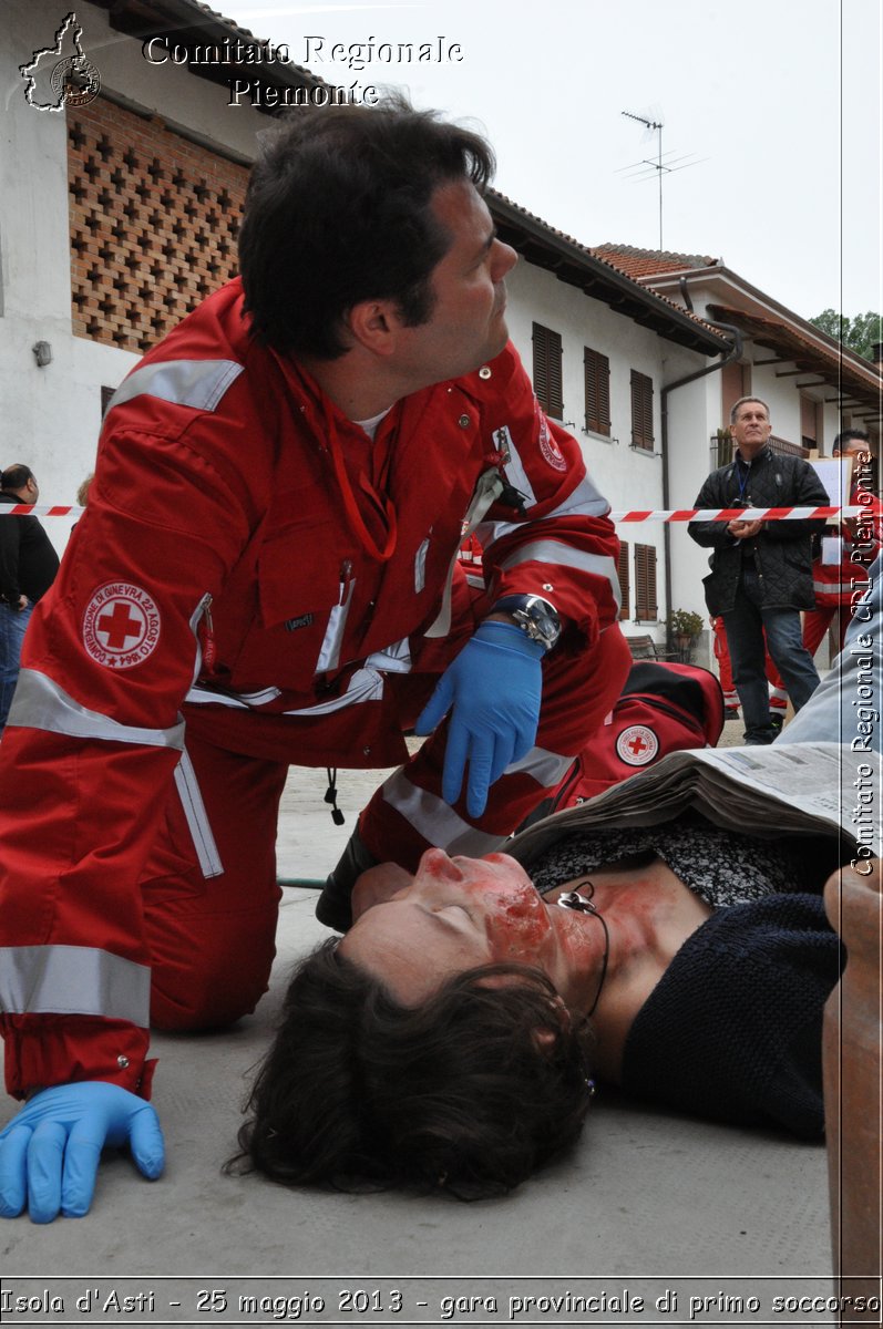 Isola d'Asti - 25 maggio 2013 - gara provinciale di primo soccorso - Croce Rossa Italiana - Comitato Regionale del Piemonte