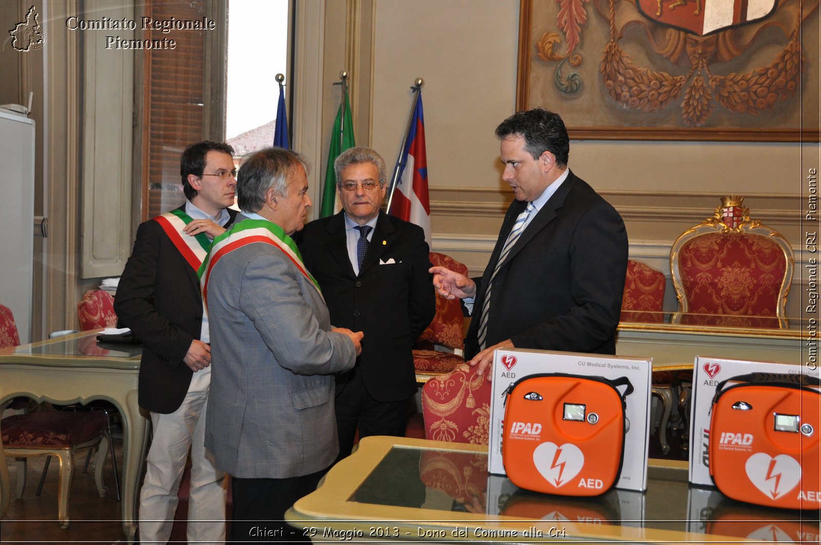 Chieri - 29 Maggio 2013 - Dono del Comune alla Cri - Croce Rossa Italiana - Comitato Regionale del Piemonte