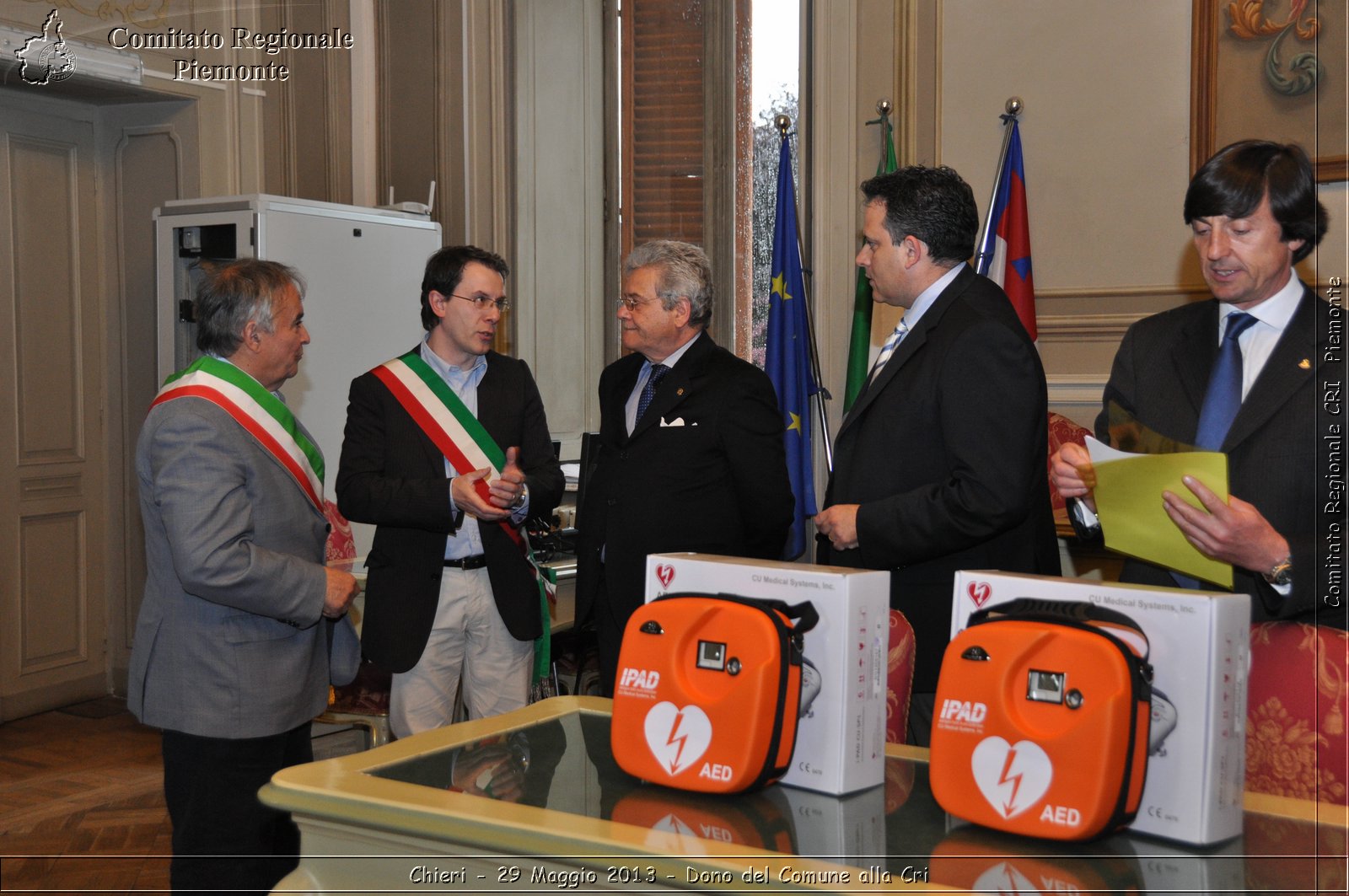 Chieri - 29 Maggio 2013 - Dono del Comune alla Cri - Croce Rossa Italiana - Comitato Regionale del Piemonte